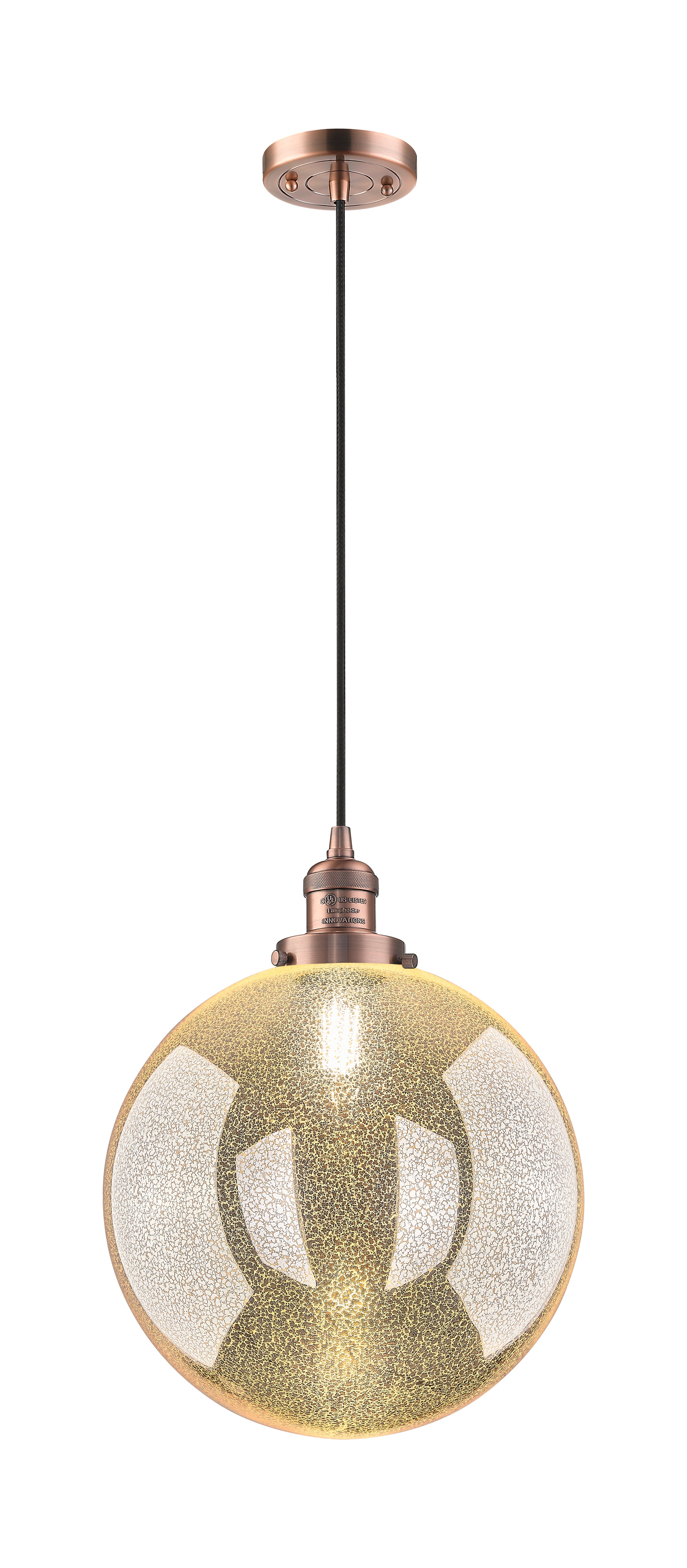 Franklin Restoration Mini Pendant Antique Brass