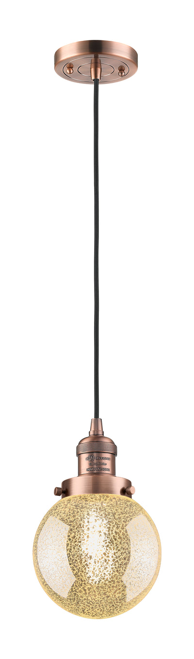 Franklin Restoration Mini Pendant Antique Brass