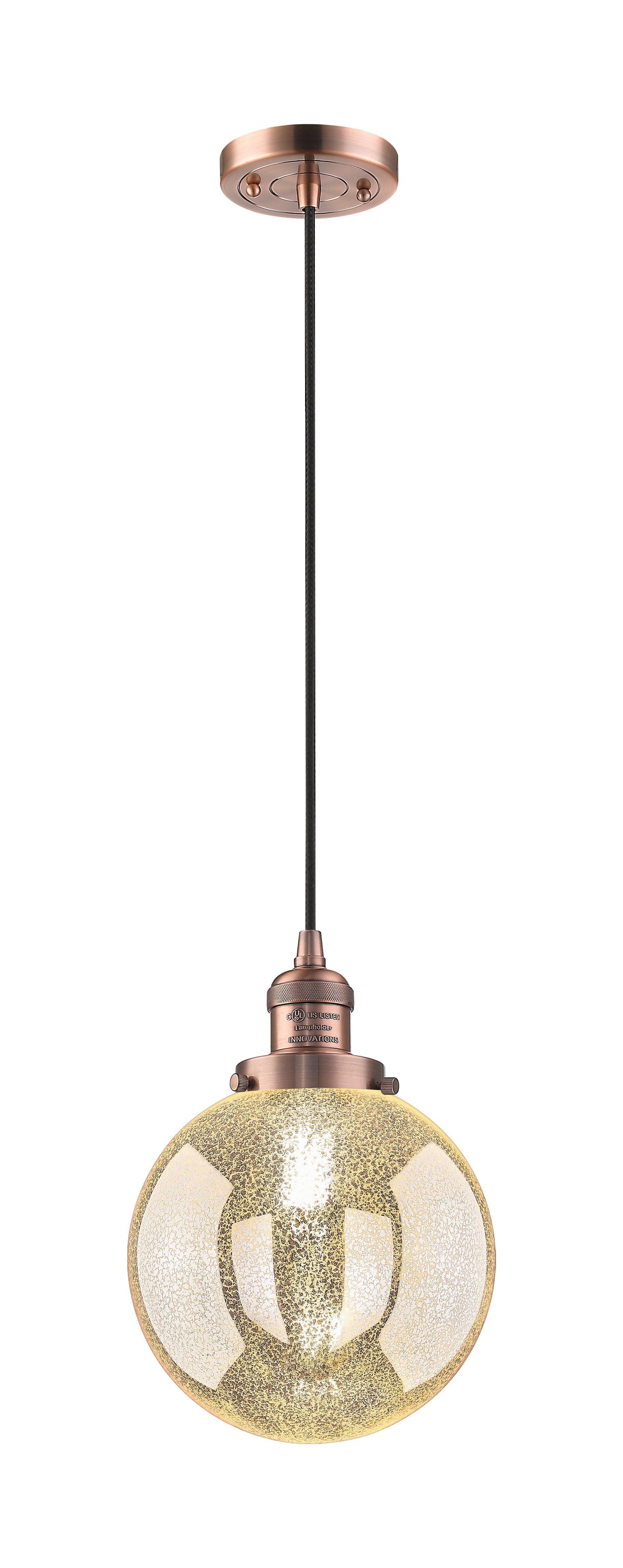 Franklin Restoration Mini Pendant Antique Brass