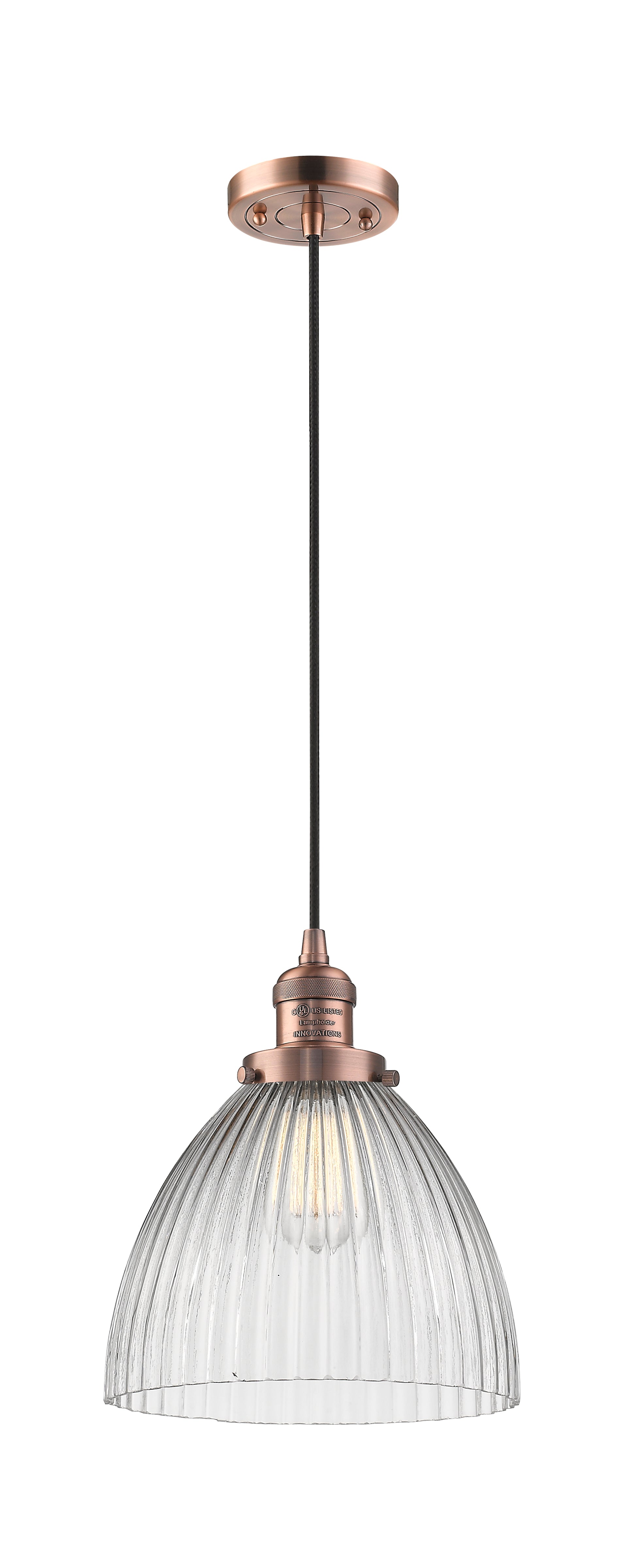 Franklin Restoration Mini Pendant Antique Brass