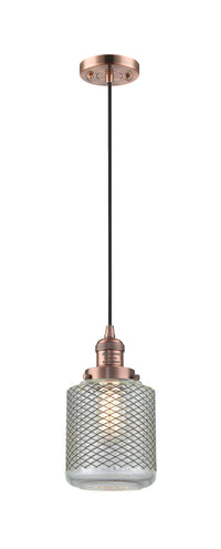 Franklin Restoration Mini Pendant Antique Brass