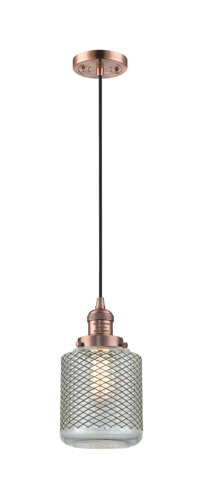 Franklin Restoration Mini Pendant Antique Brass