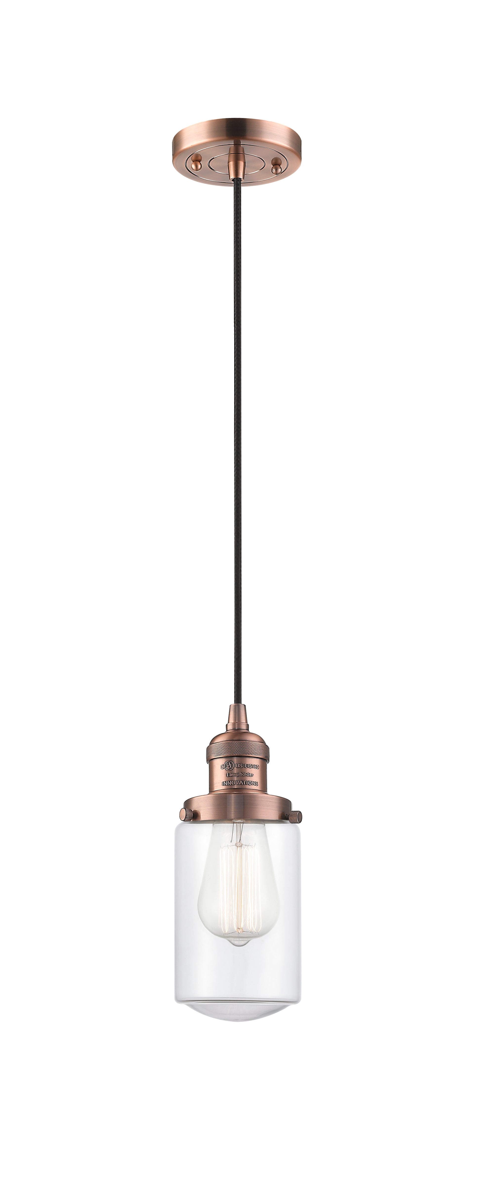 Franklin Restoration Mini Pendant Brass