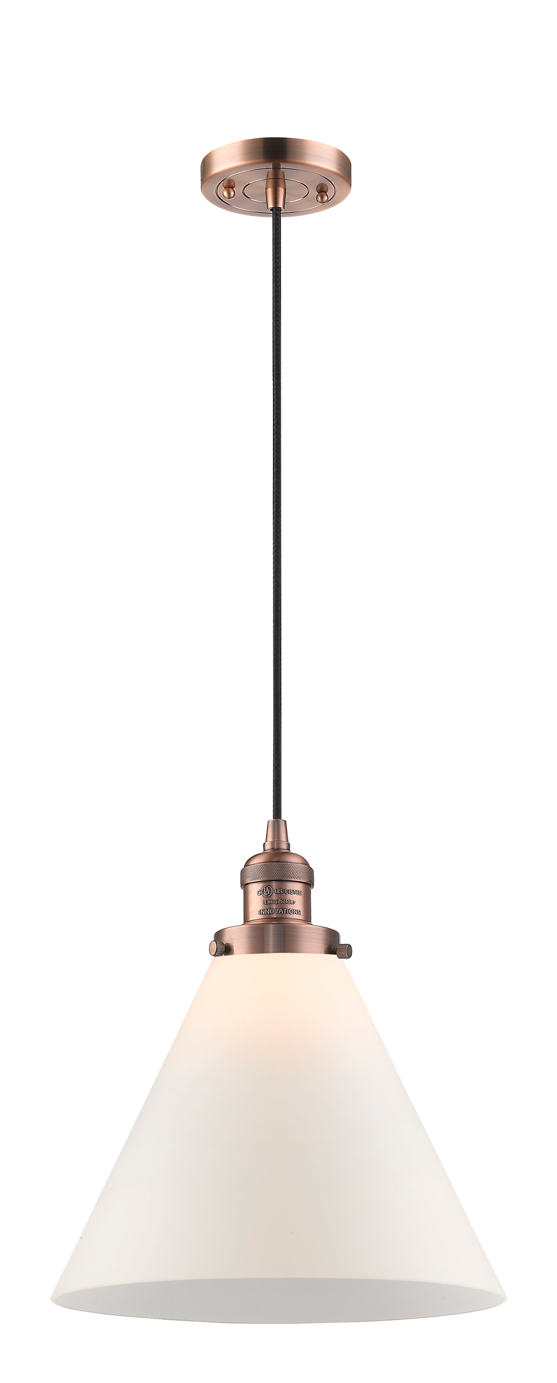 Franklin Restoration Mini Pendant Antique Brass