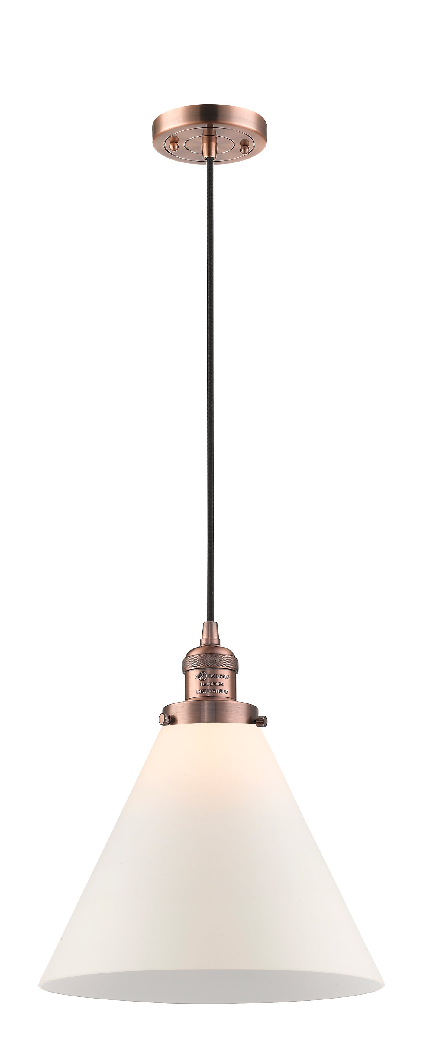 Franklin Restoration Mini Pendant Antique Brass