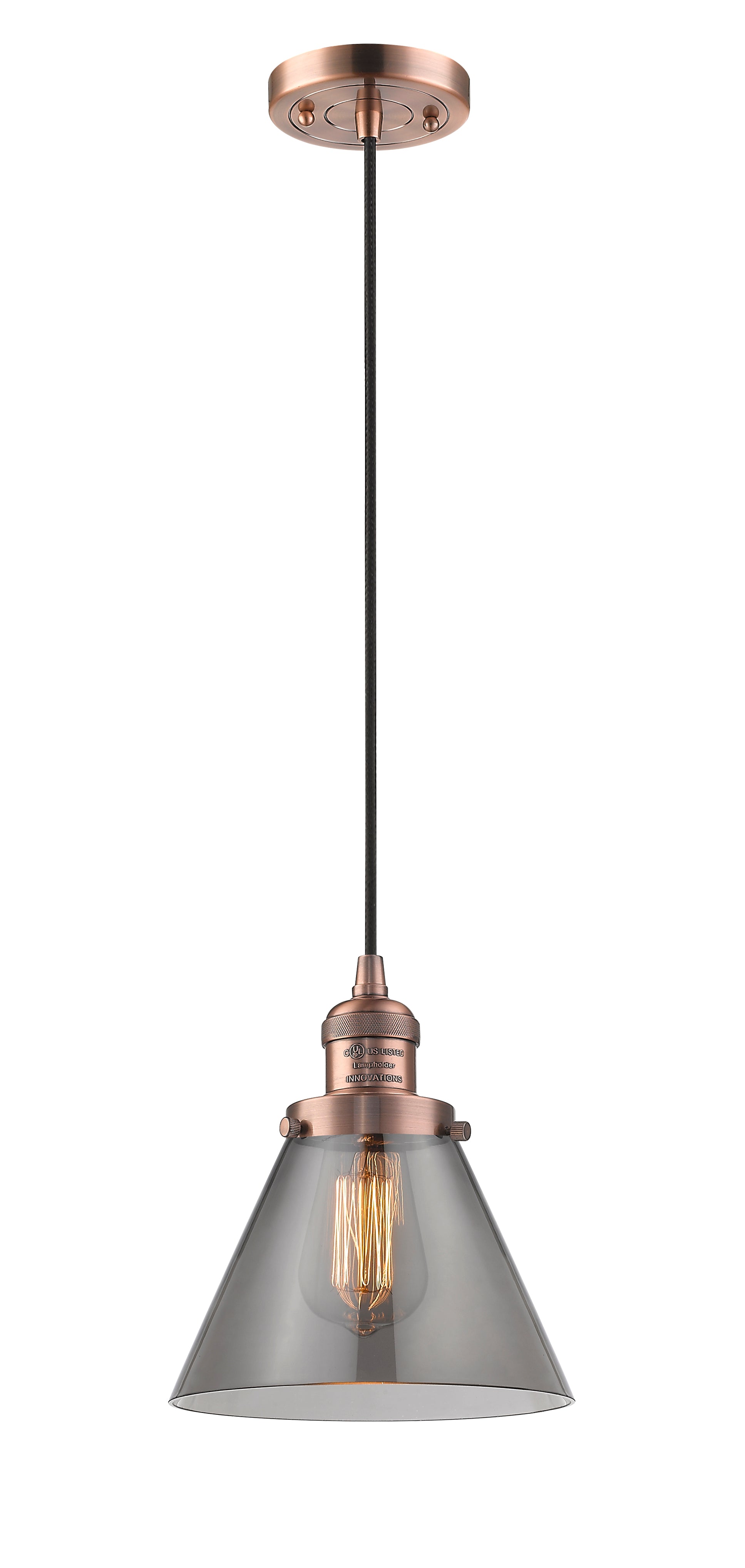 Franklin Restoration Mini Pendant Antique Brass