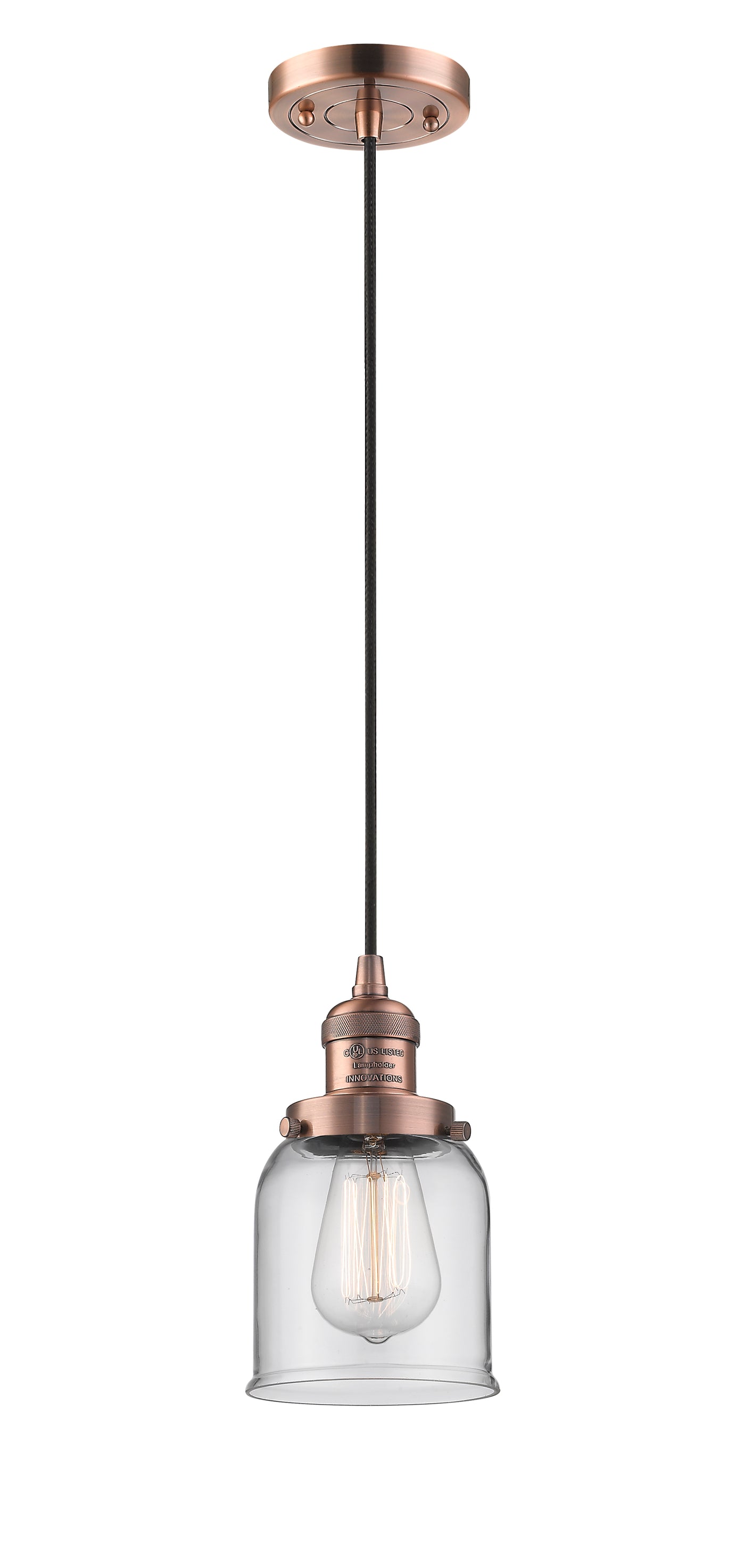 Franklin Restoration Mini Pendant Cast Brass