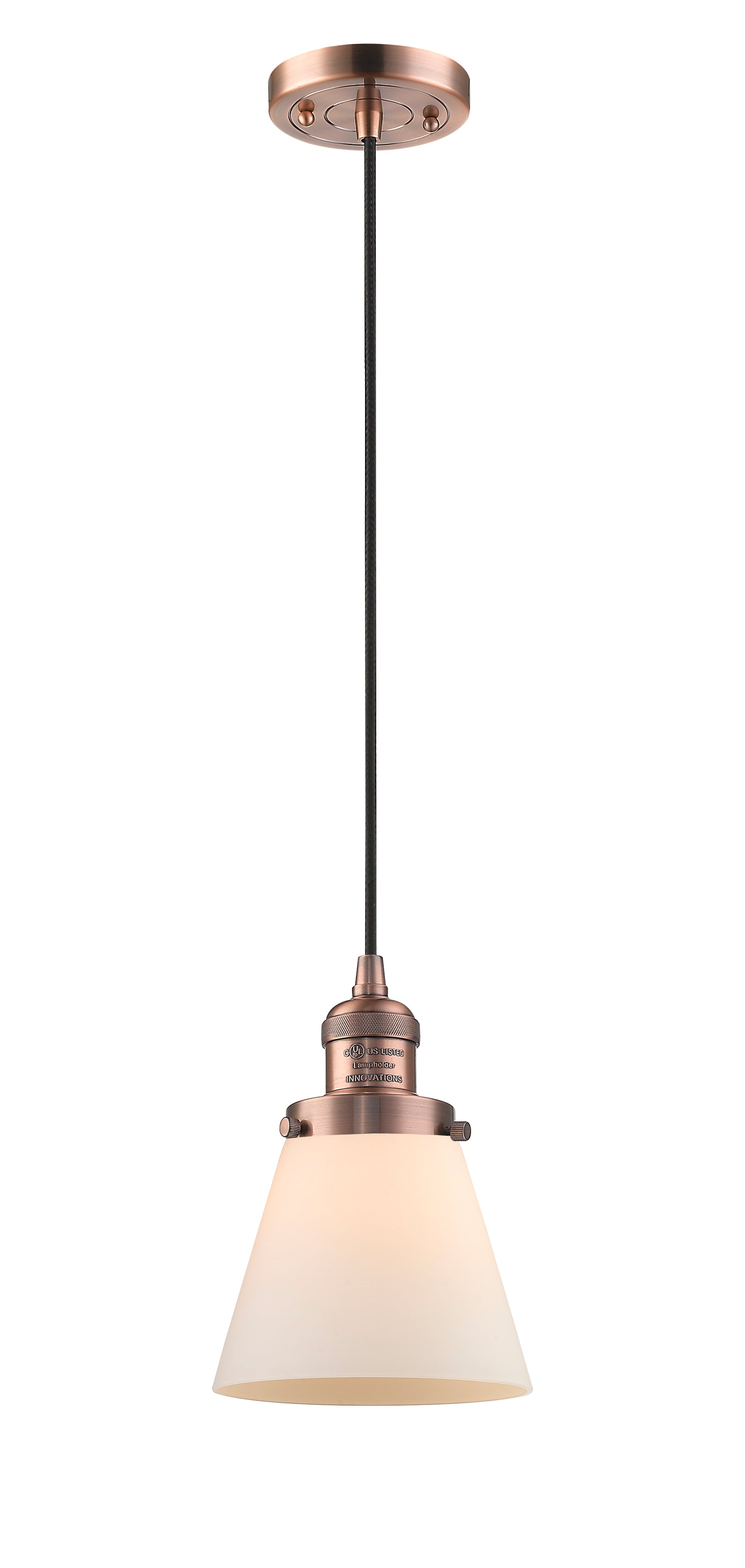 Franklin Restoration Mini Pendant Antique Brass