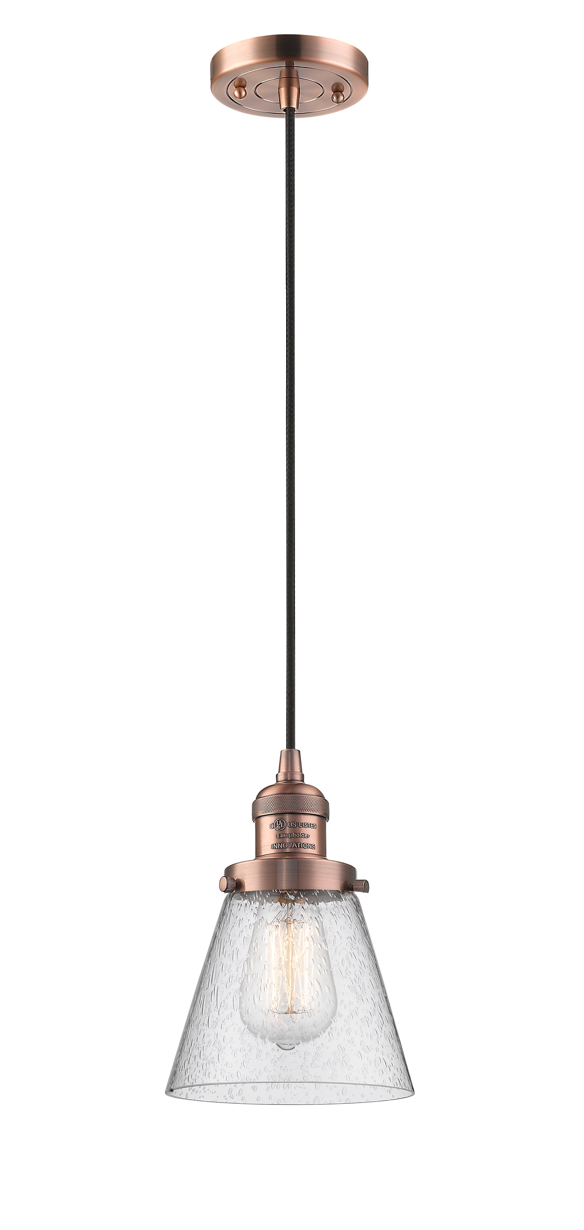 Franklin Restoration Mini Pendant Antique Brass