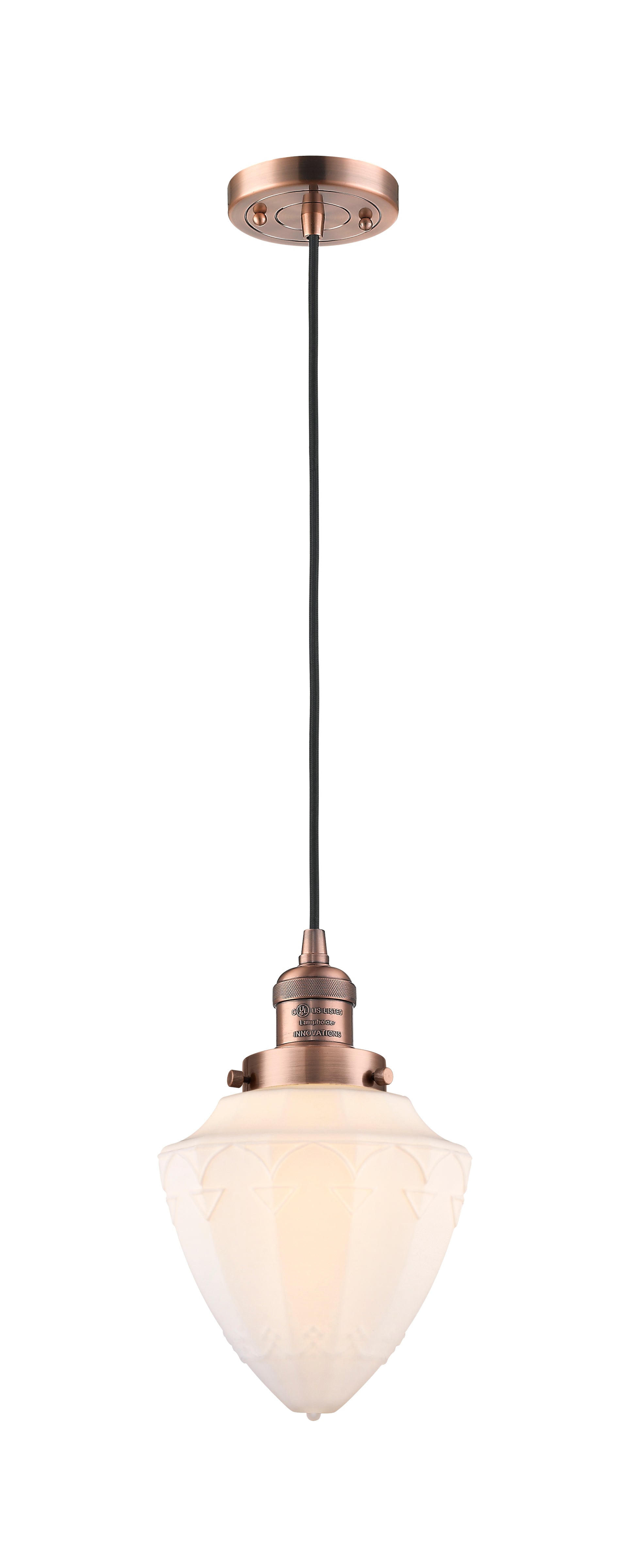 Franklin Restoration Mini Pendant Antique Brass