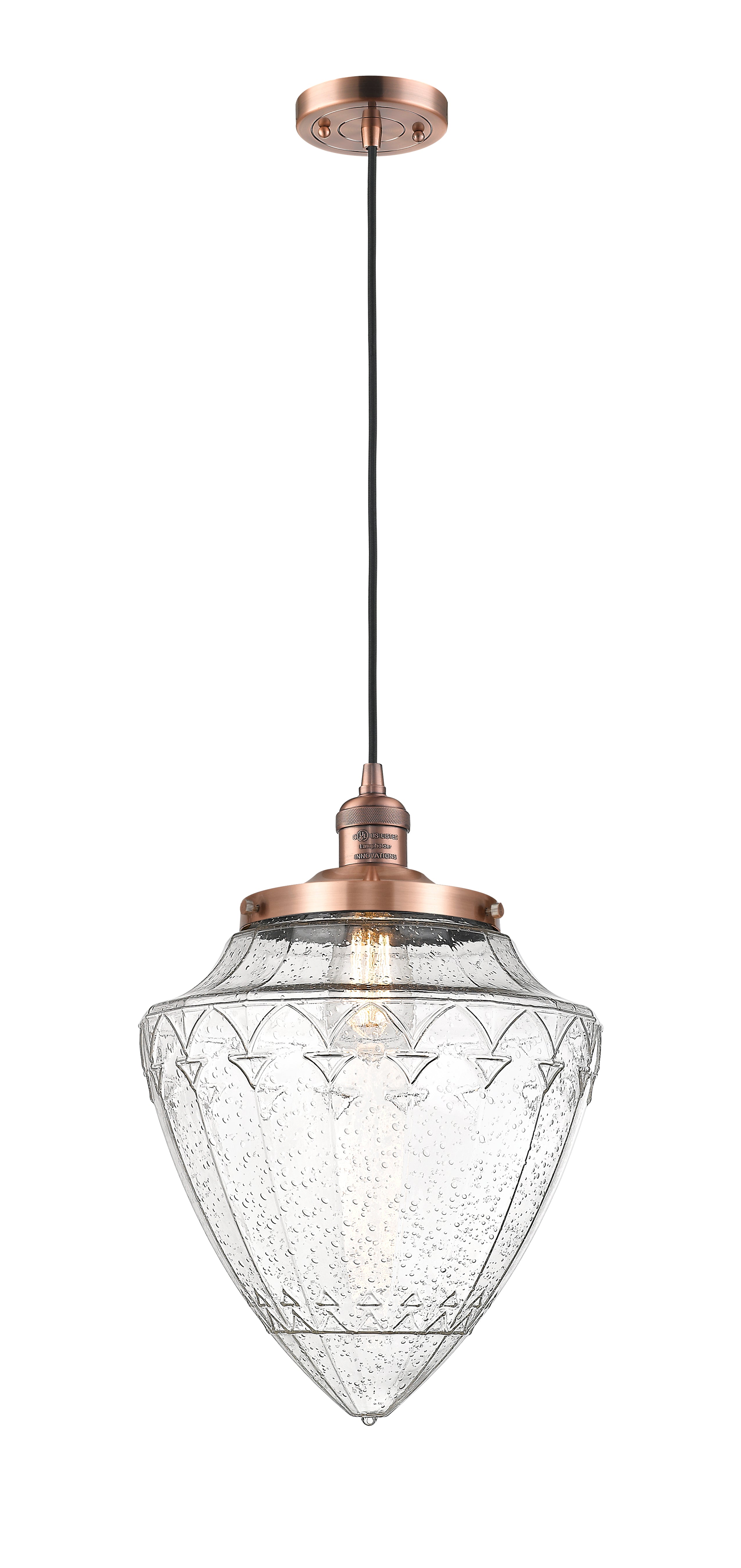 Franklin Restoration Mini Pendant Antique Brass
