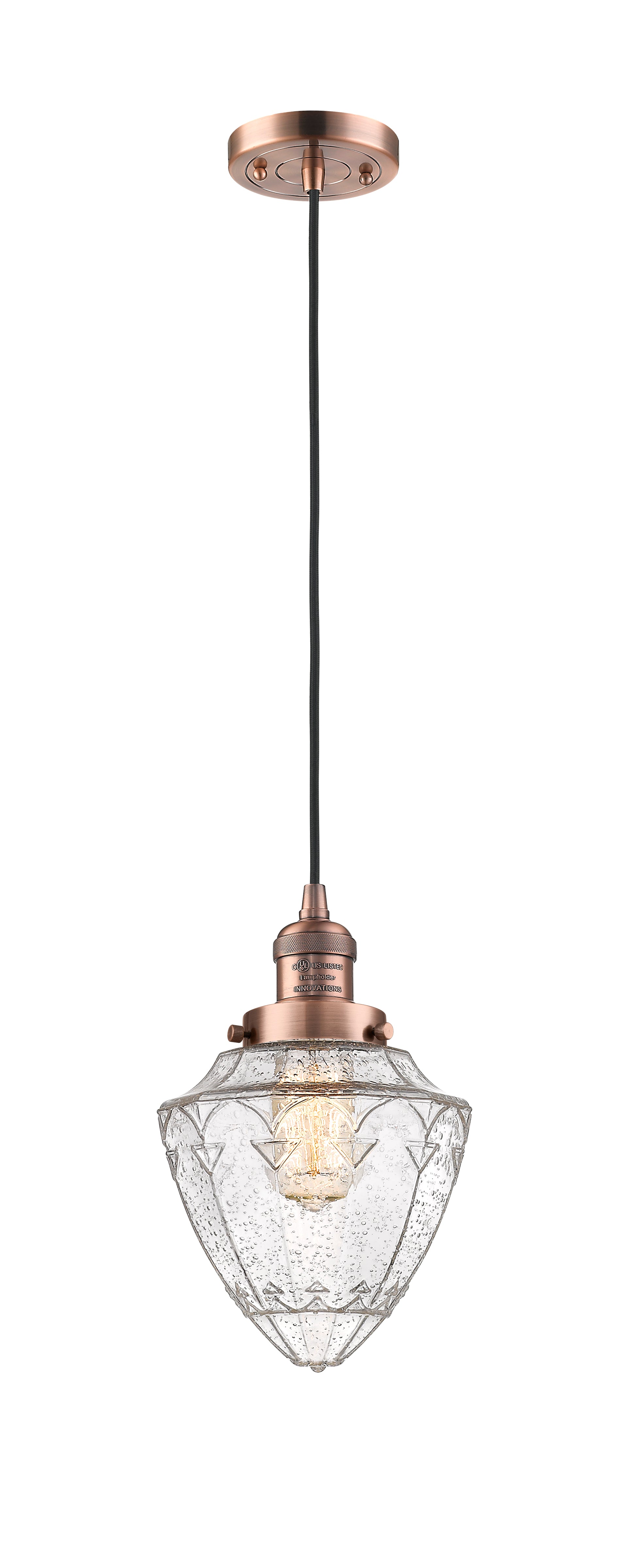 Franklin Restoration Mini Pendant Antique Brass