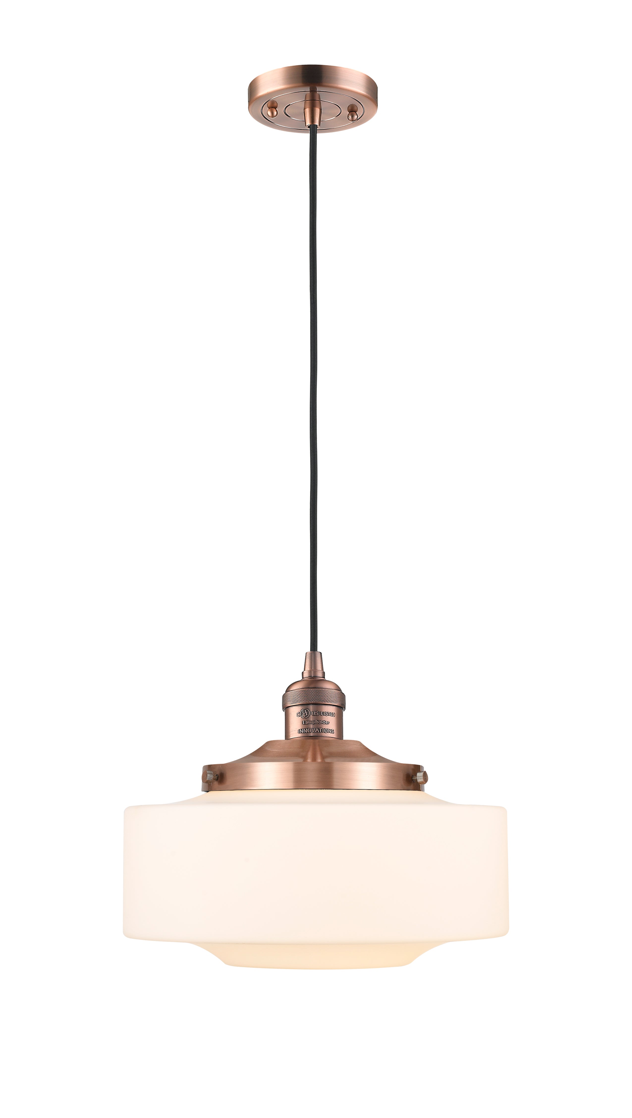 Franklin Restoration Mini Pendant Antique Brass