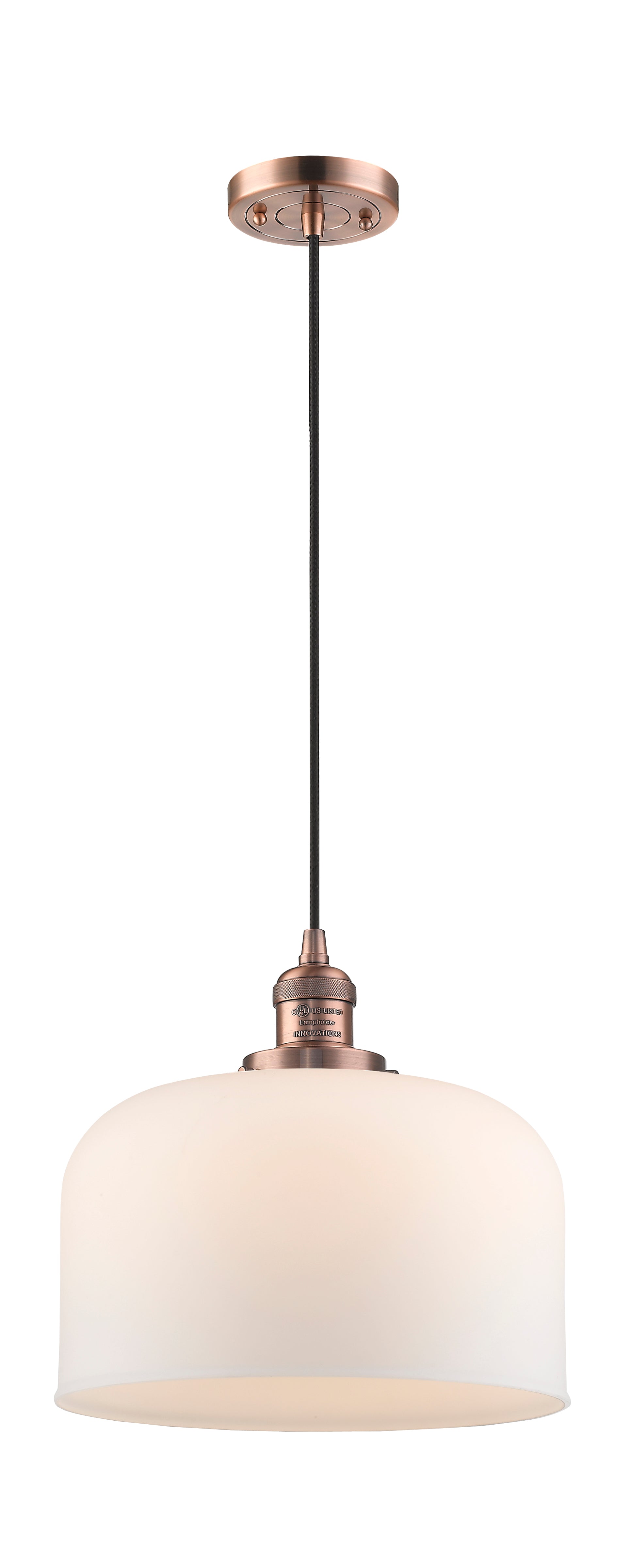 Franklin Restoration Mini Pendant Brass Steel