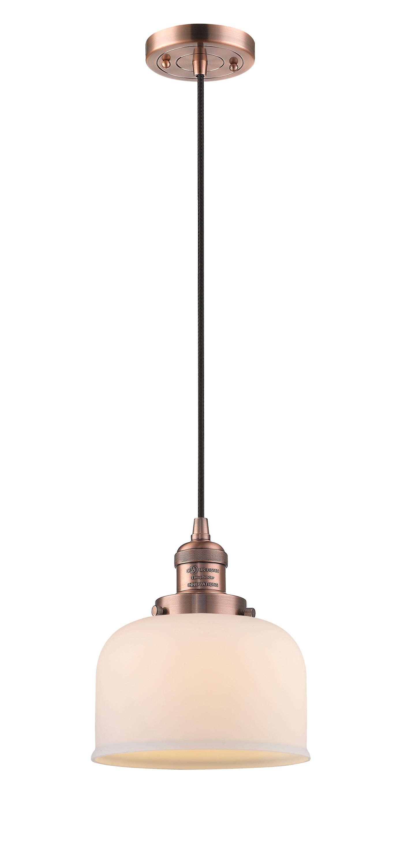 Franklin Restoration Mini Pendant Antique Brass