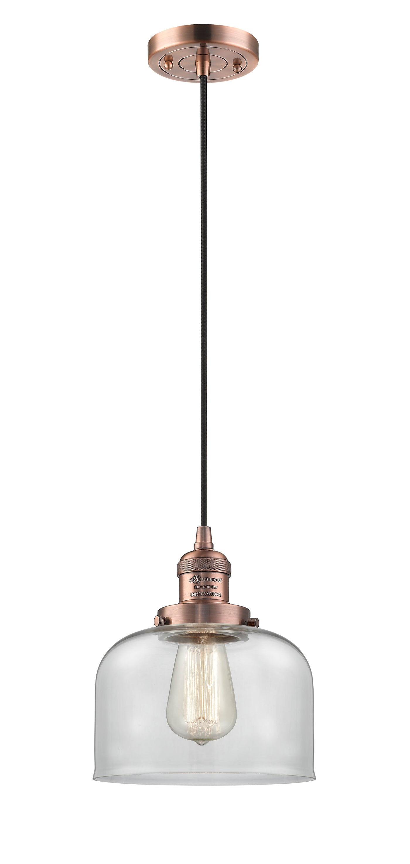 Franklin Restoration Mini Pendant Antique Brass
