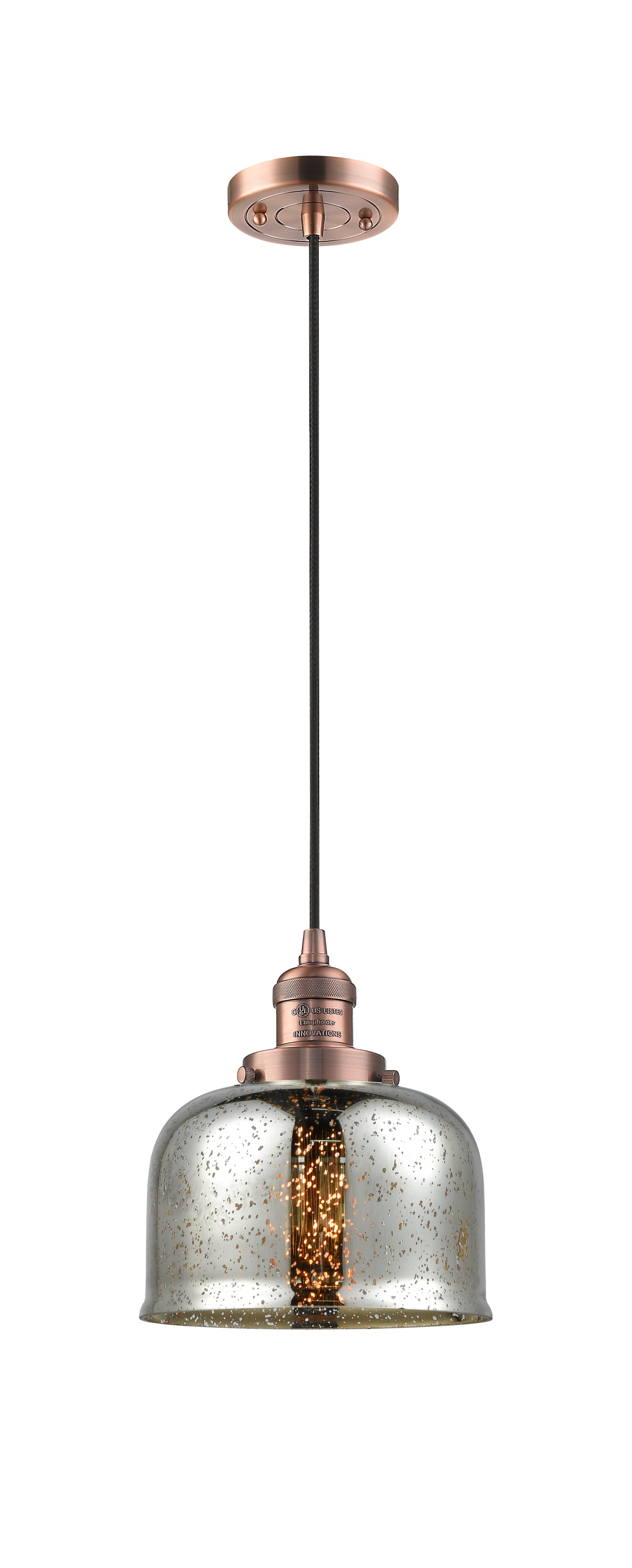 Franklin Restoration Mini Pendant Antique Brass