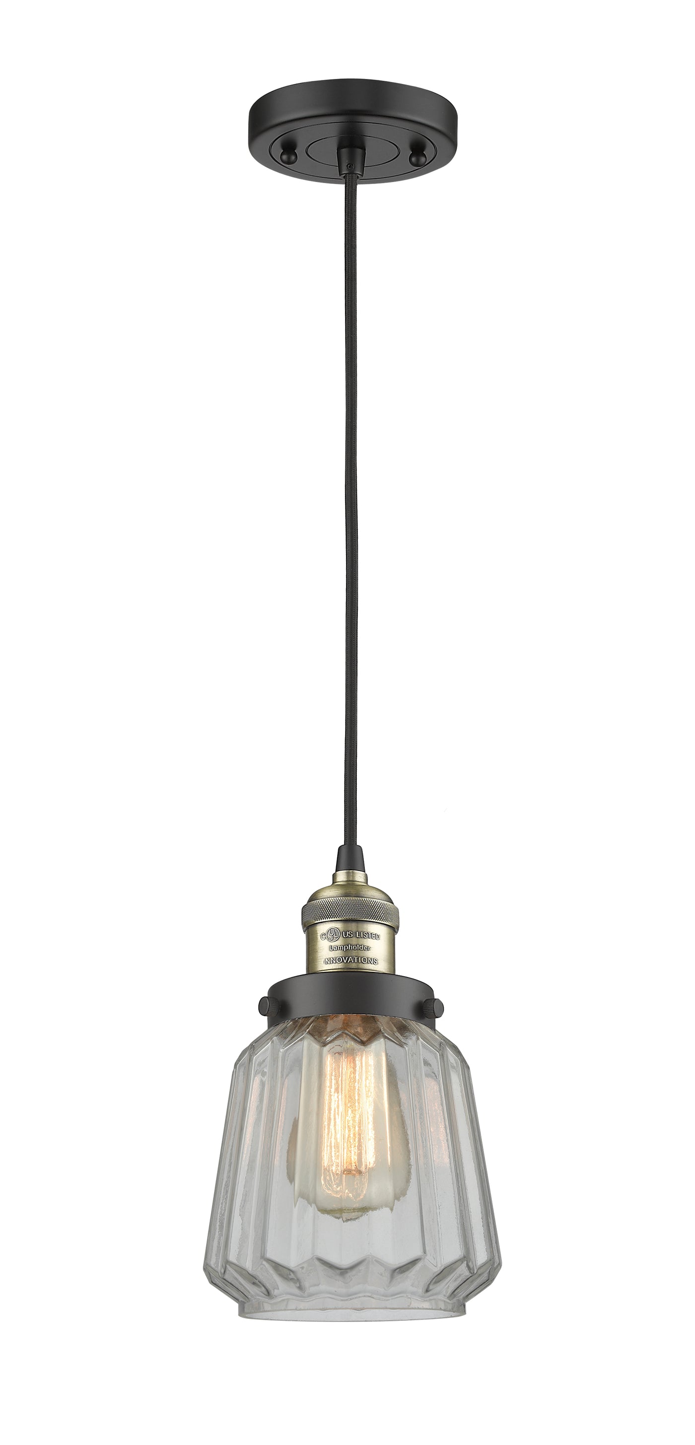 Franklin Restoration Mini Pendant Antique Brass