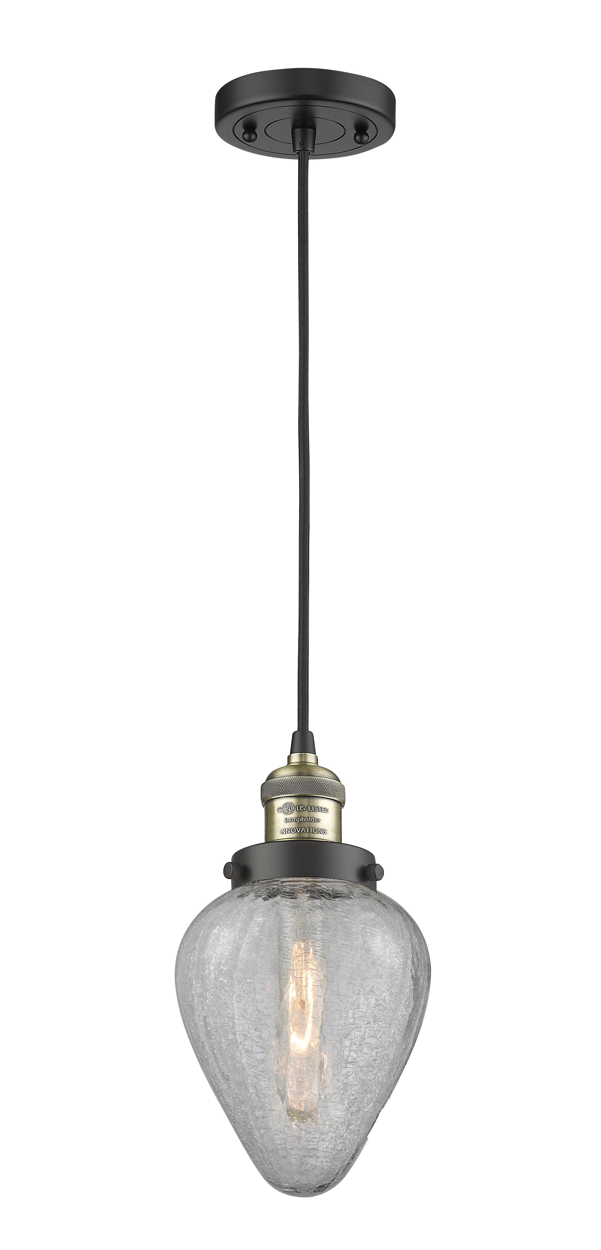 Franklin Restoration Mini Pendant Antique Brass