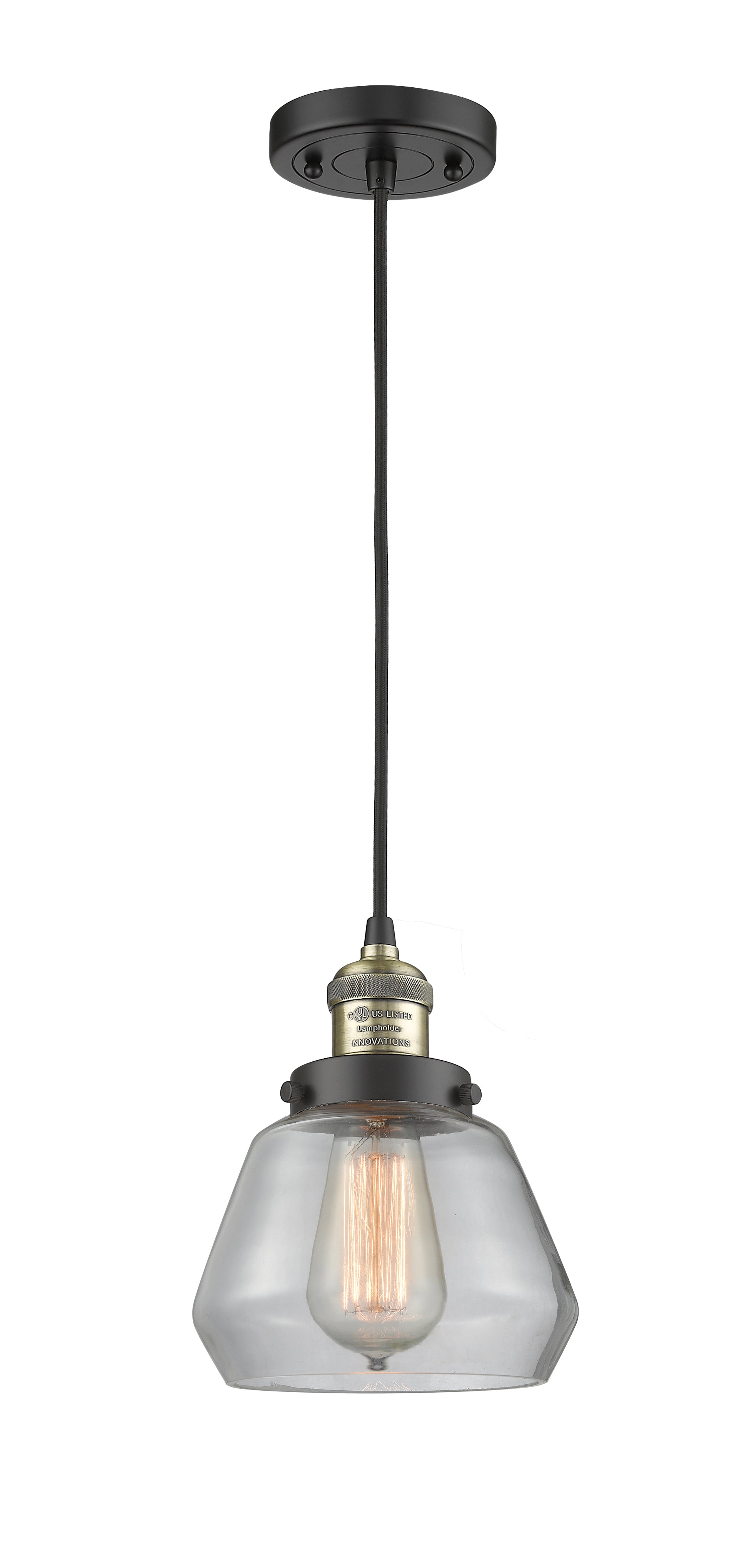 Franklin Restoration Mini Pendant Antique Brass