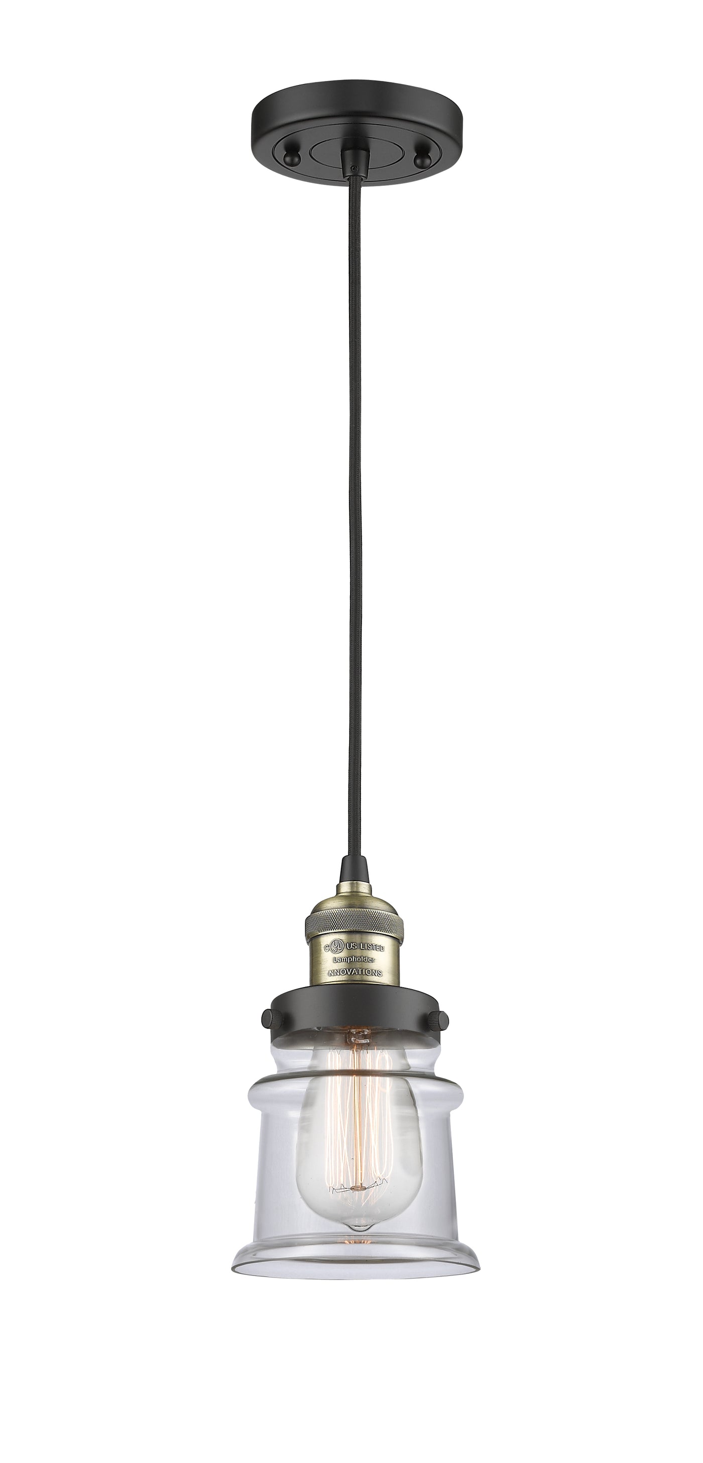 Franklin Restoration Mini Pendant Antique Brass