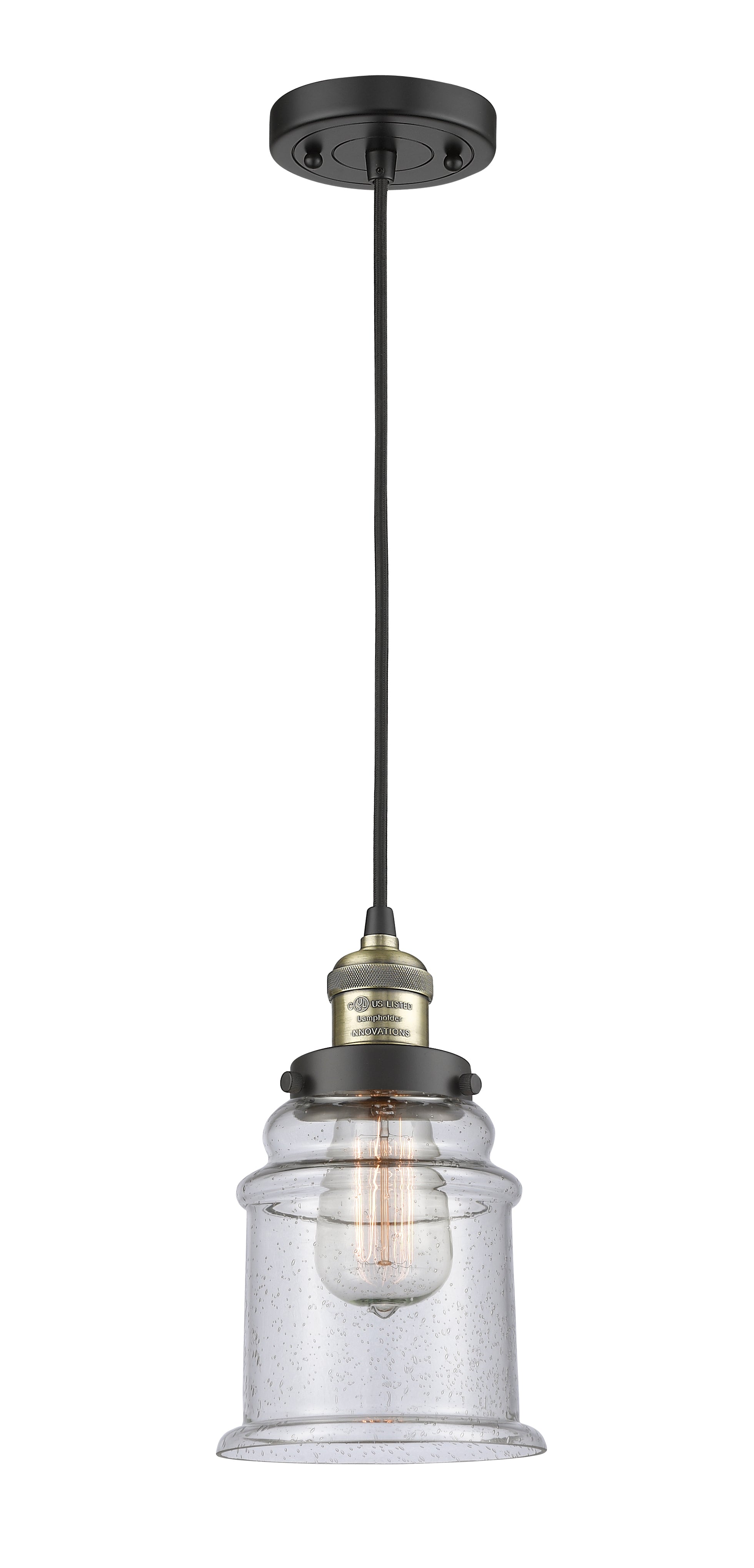 Franklin Restoration Mini Pendant Antique Brass