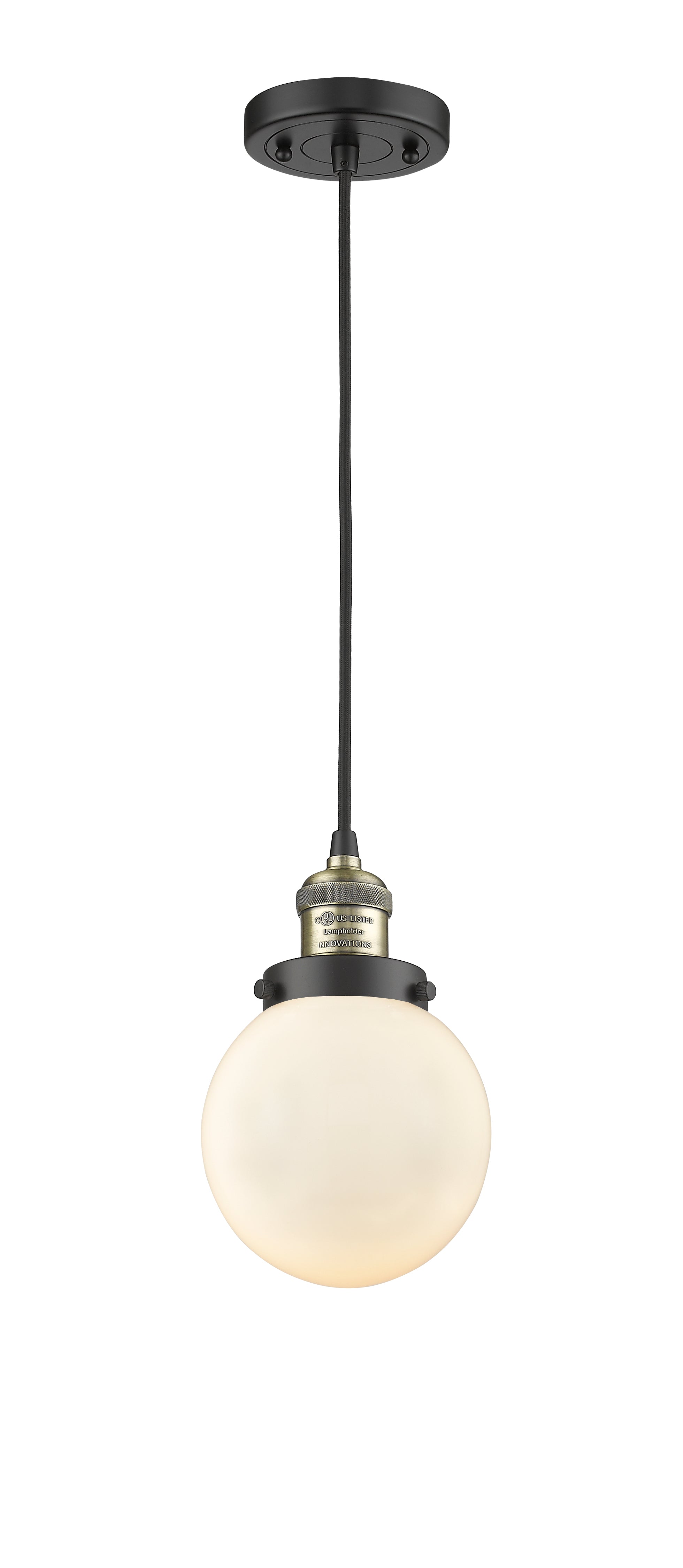 Franklin Restoration Mini Pendant Antique Brass