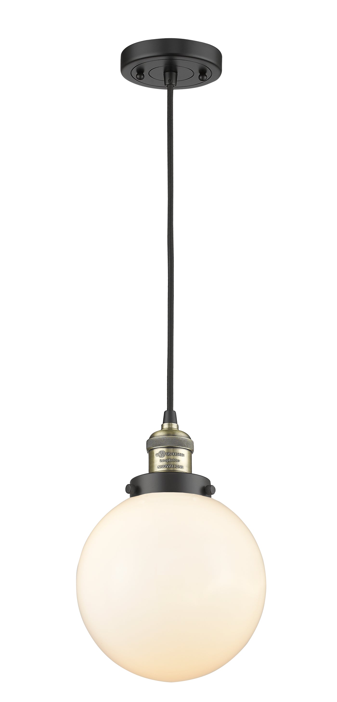 Franklin Restoration Mini Pendant Antique Brass