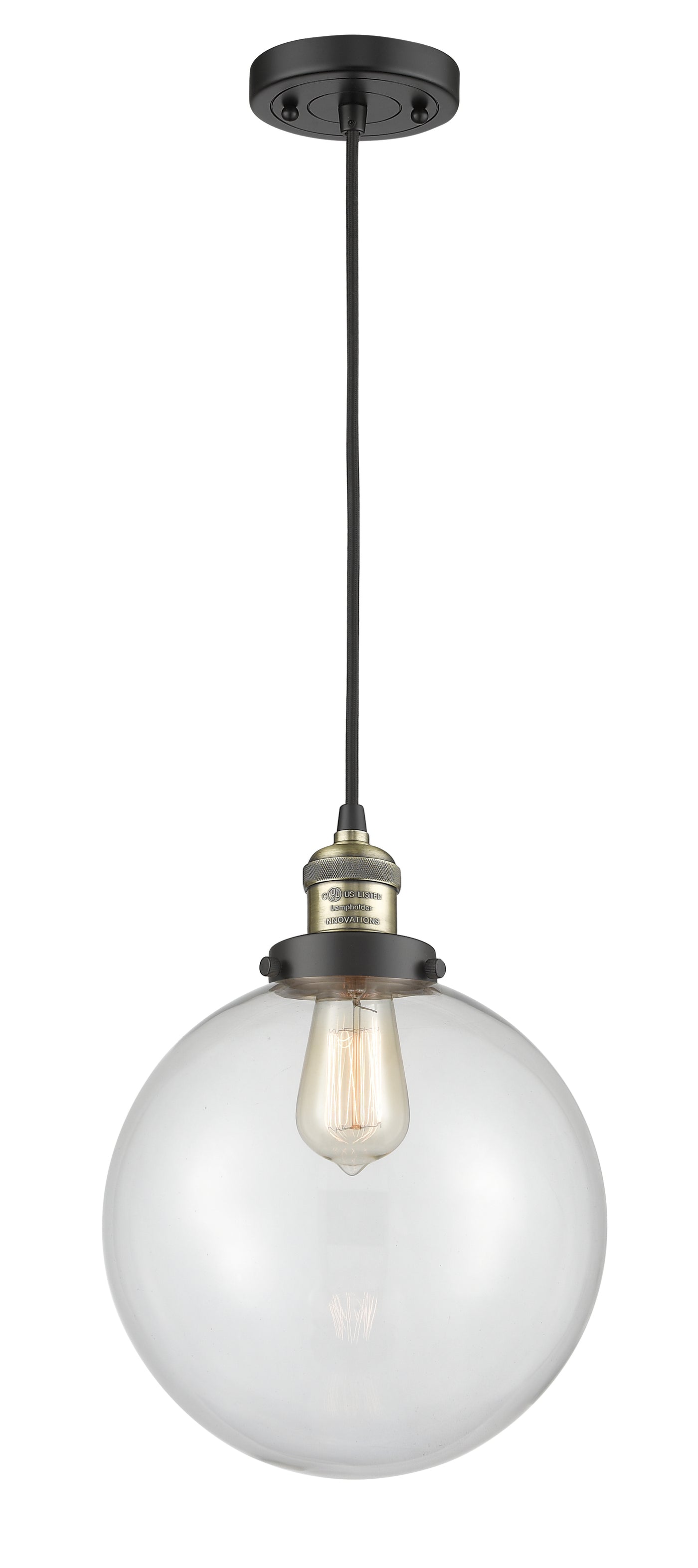 Franklin Restoration Mini Pendant Brass Steel
