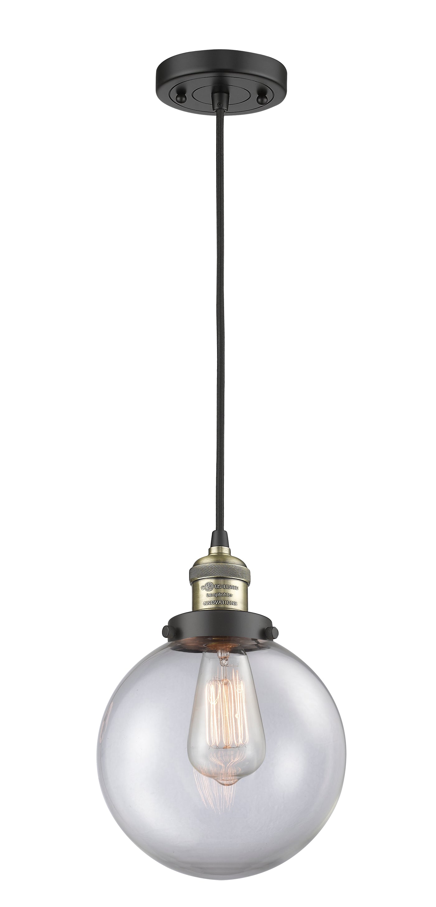 Franklin Restoration Mini Pendant Antique Brass