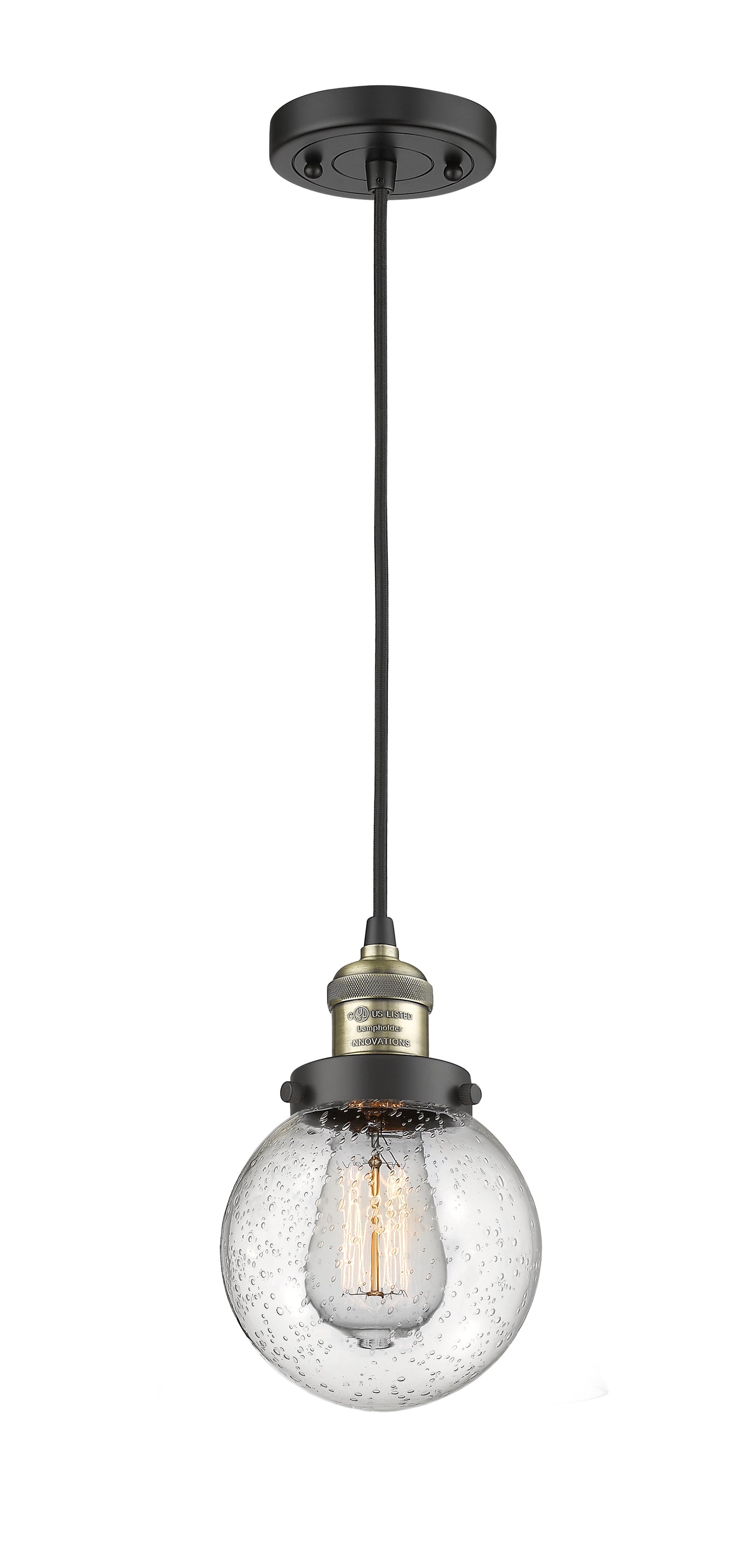 Franklin Restoration Mini Pendant Antique Brass
