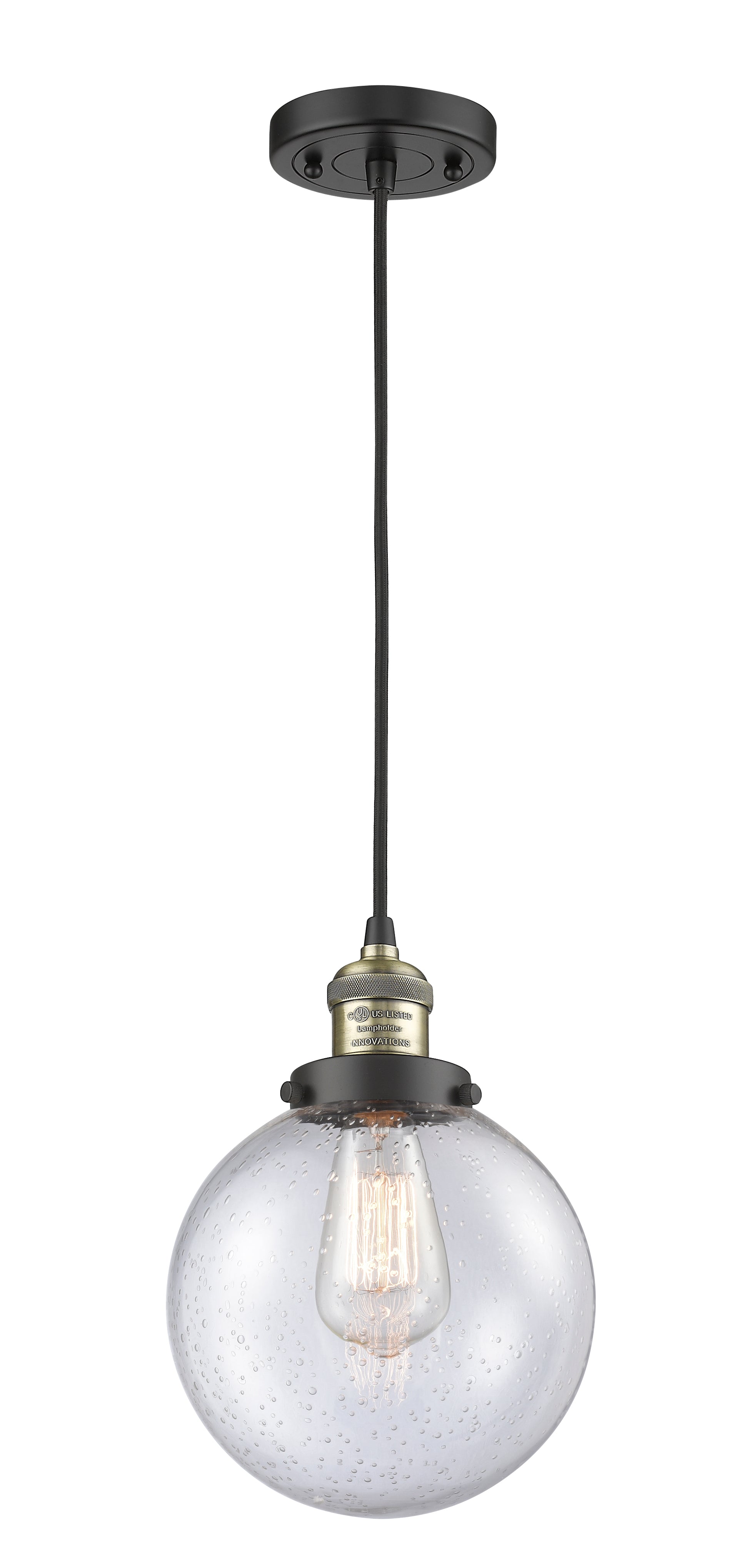 Franklin Restoration Mini Pendant Antique Brass
