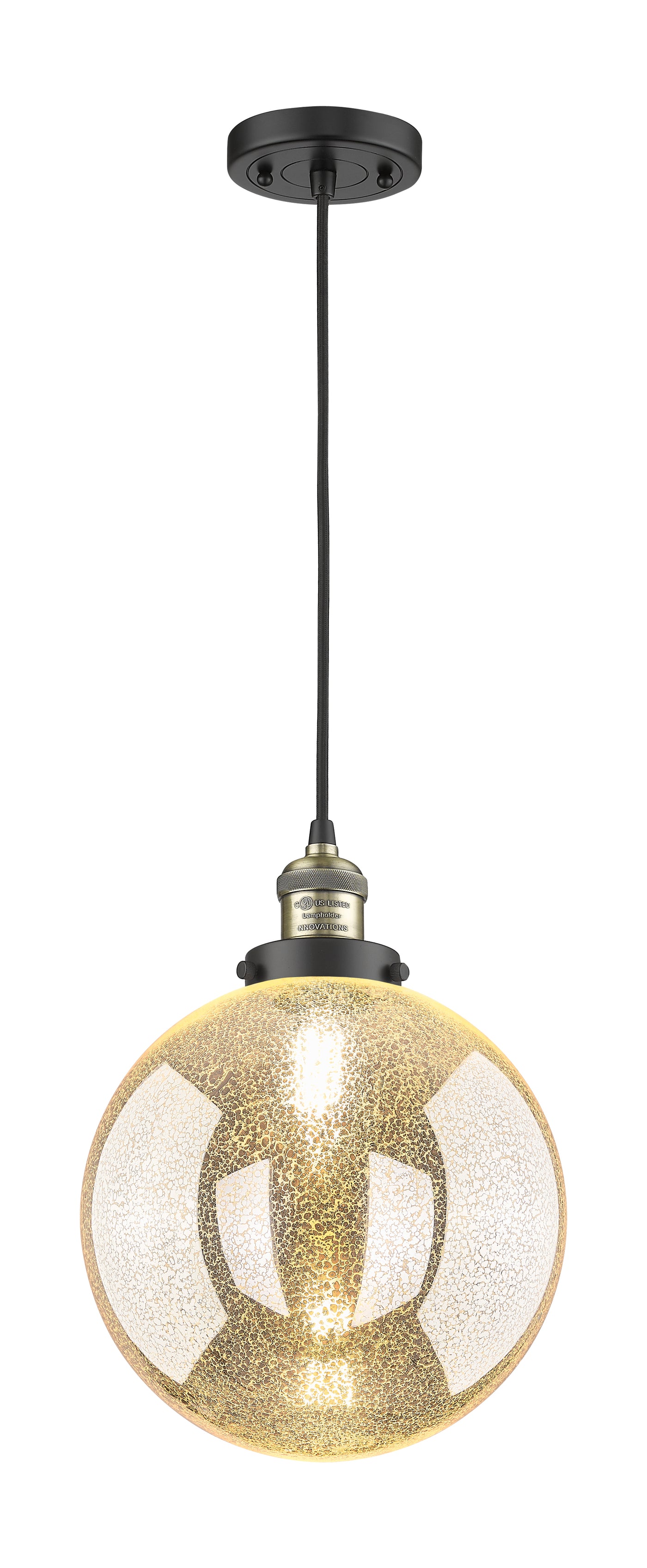 Franklin Restoration Mini Pendant Brass Steel