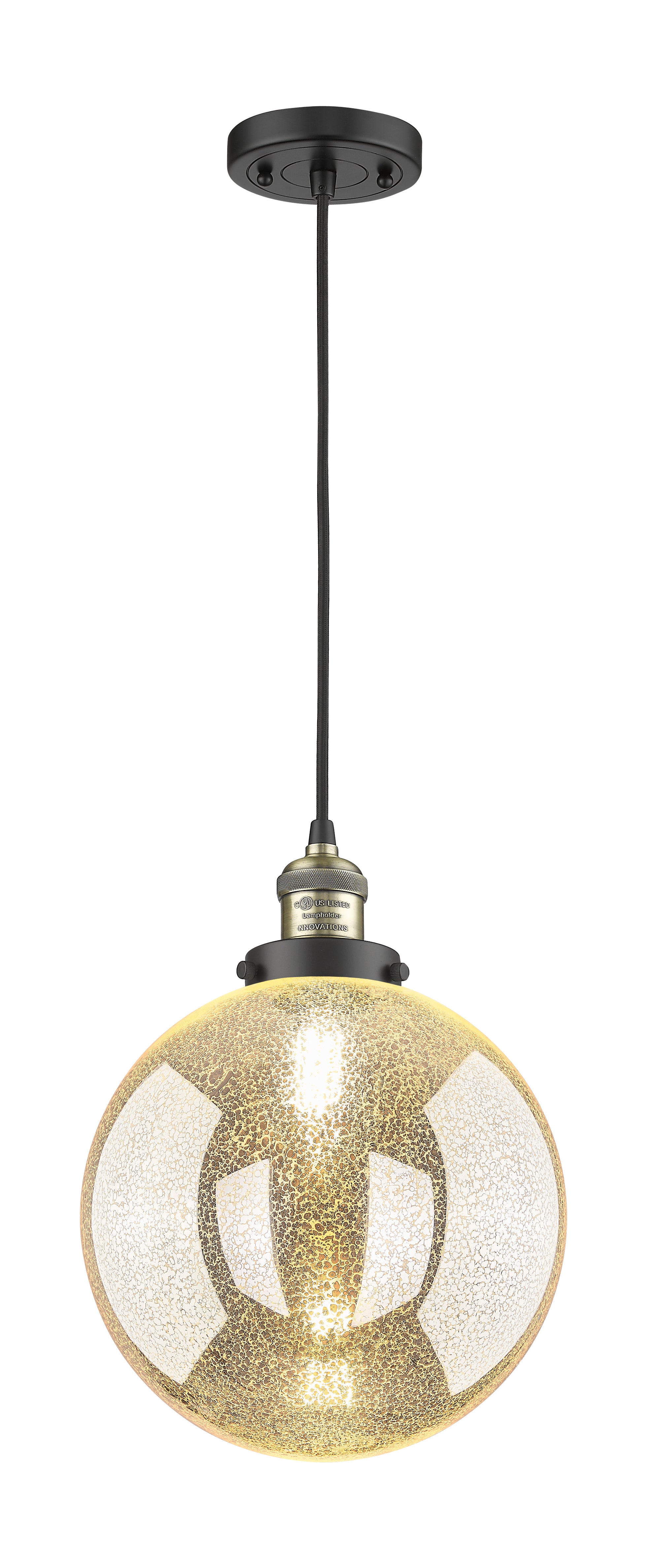 Franklin Restoration Mini Pendant Brass Steel