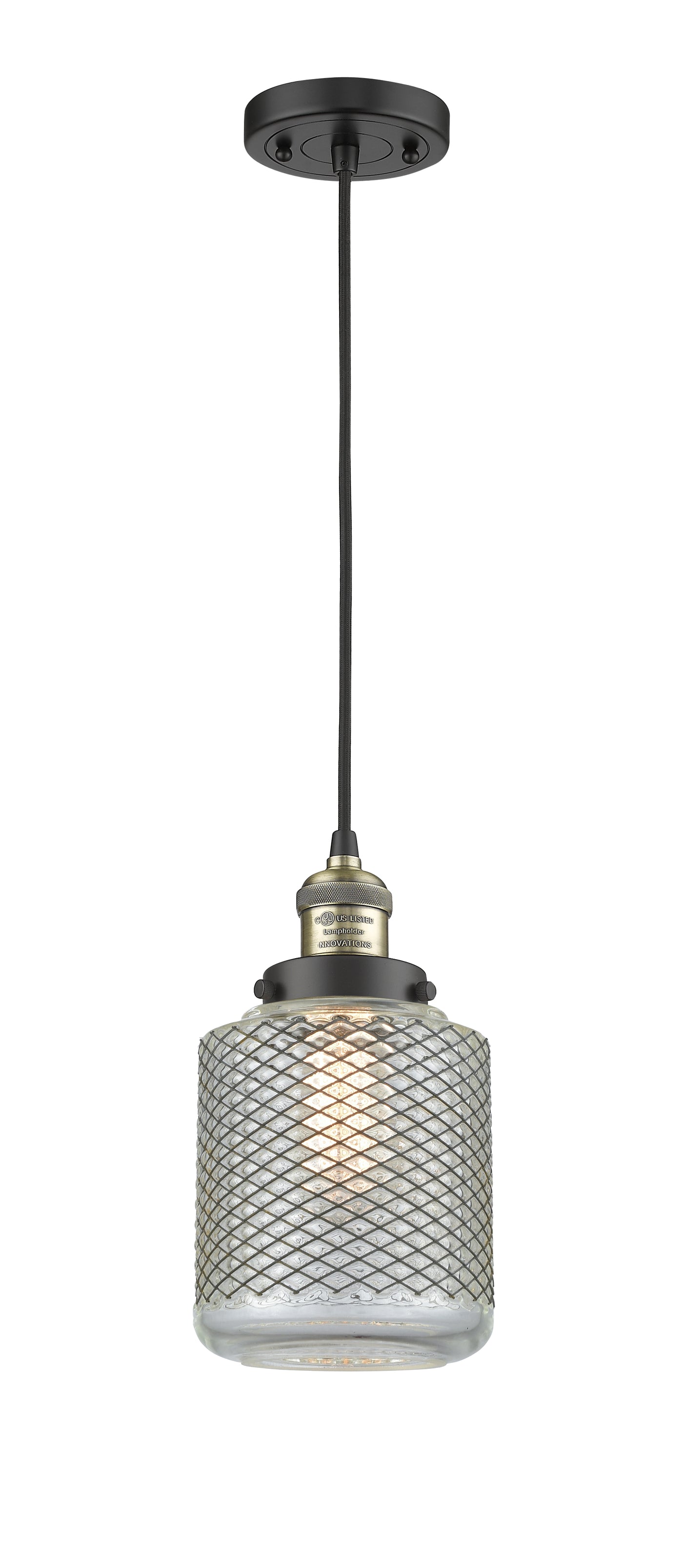 Franklin Restoration Mini Pendant Antique Brass