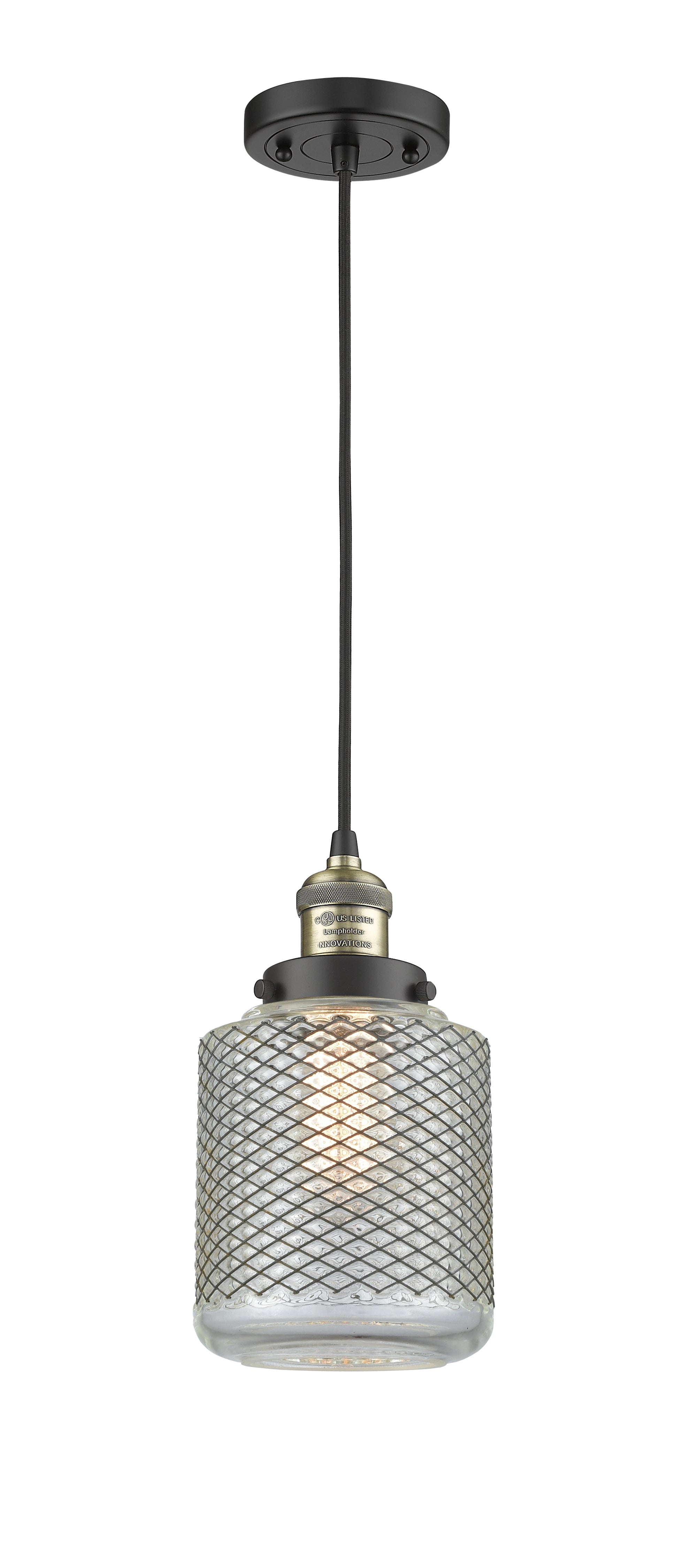 Franklin Restoration Mini Pendant Antique Brass