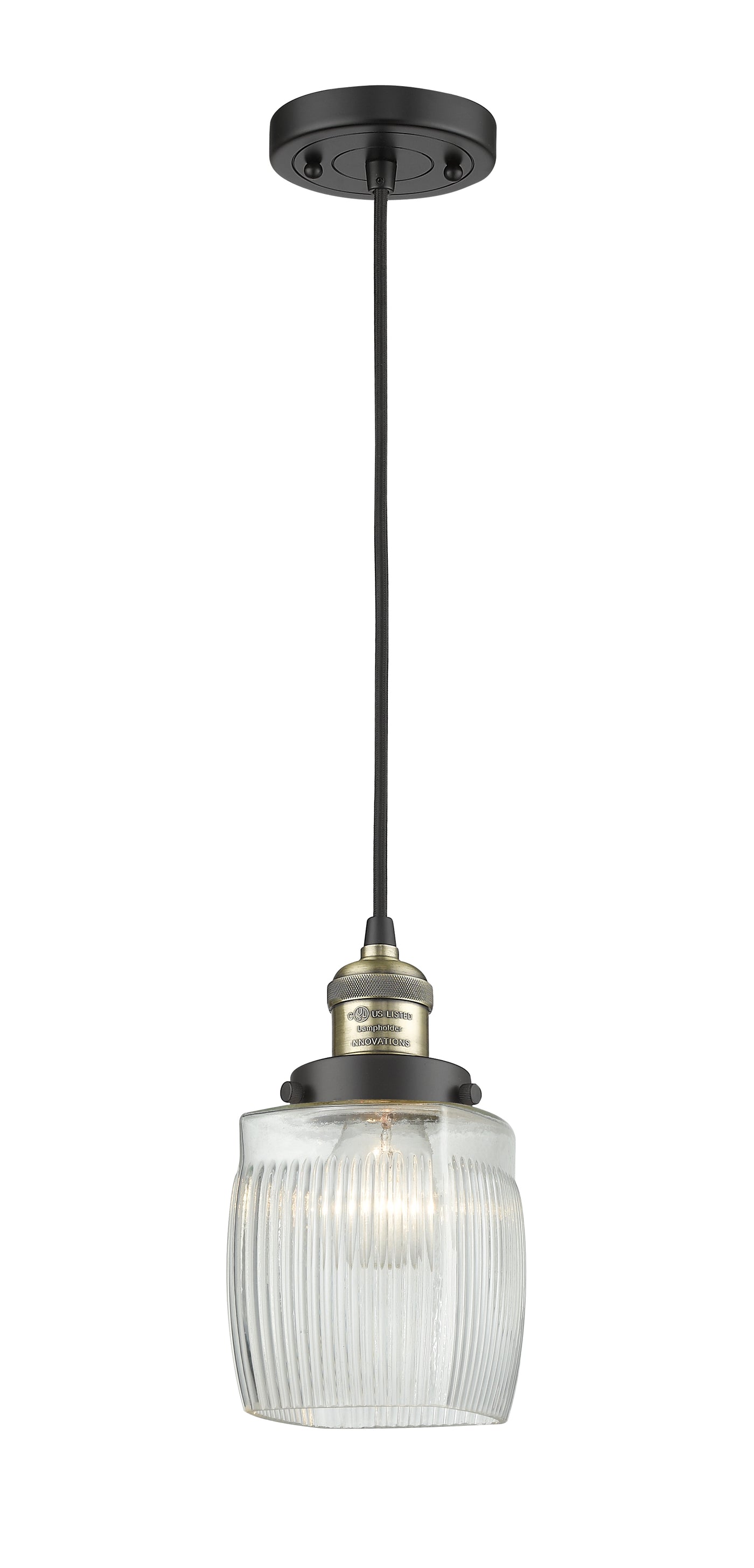 Franklin Restoration Mini Pendant Antique Brass