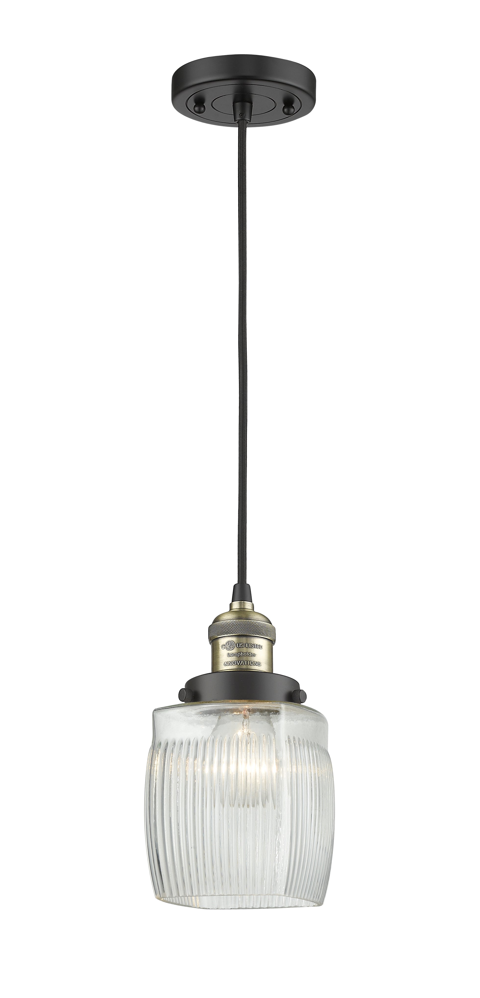 Franklin Restoration Mini Pendant Antique Brass