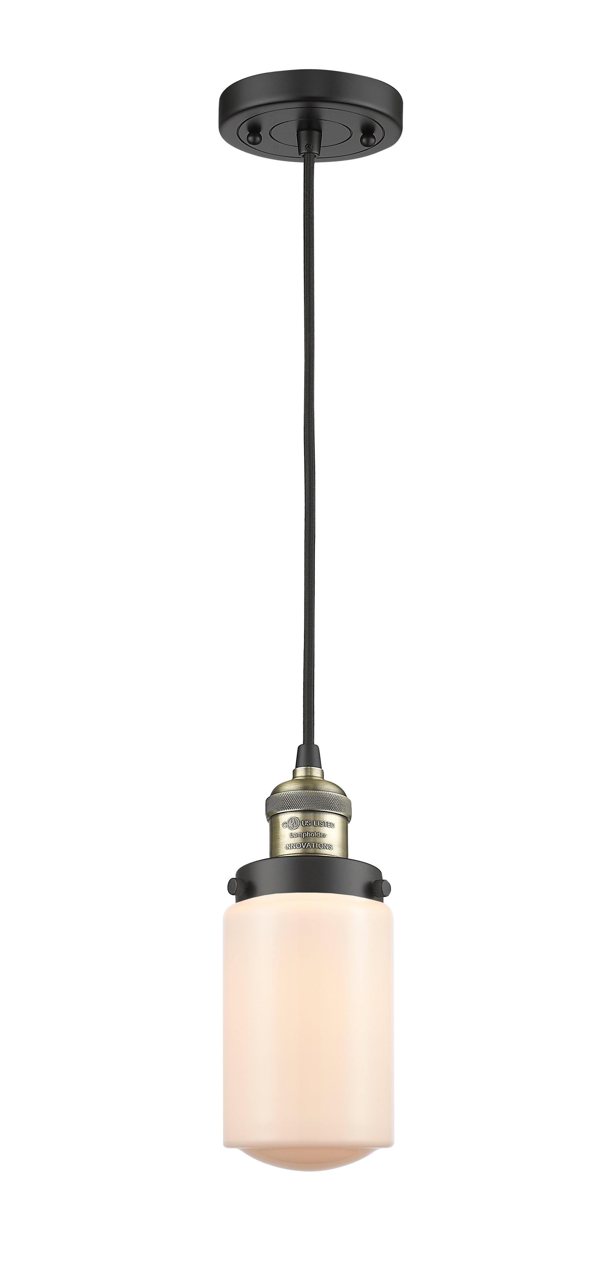 Franklin Restoration Mini Pendant Antique Brass