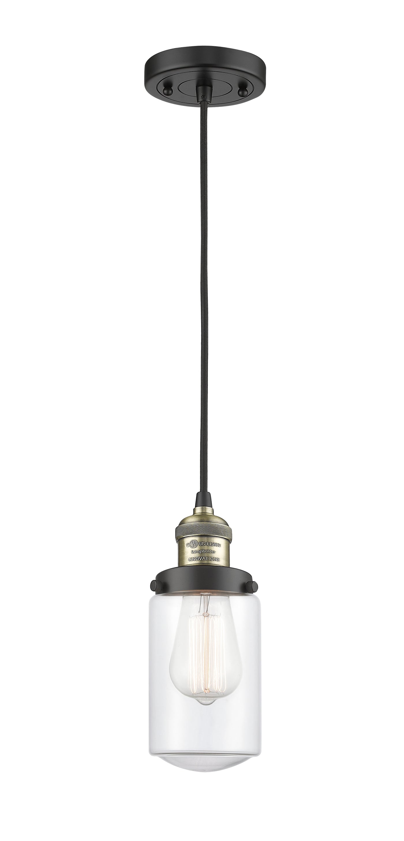 Franklin Restoration Mini Pendant Antique Brass