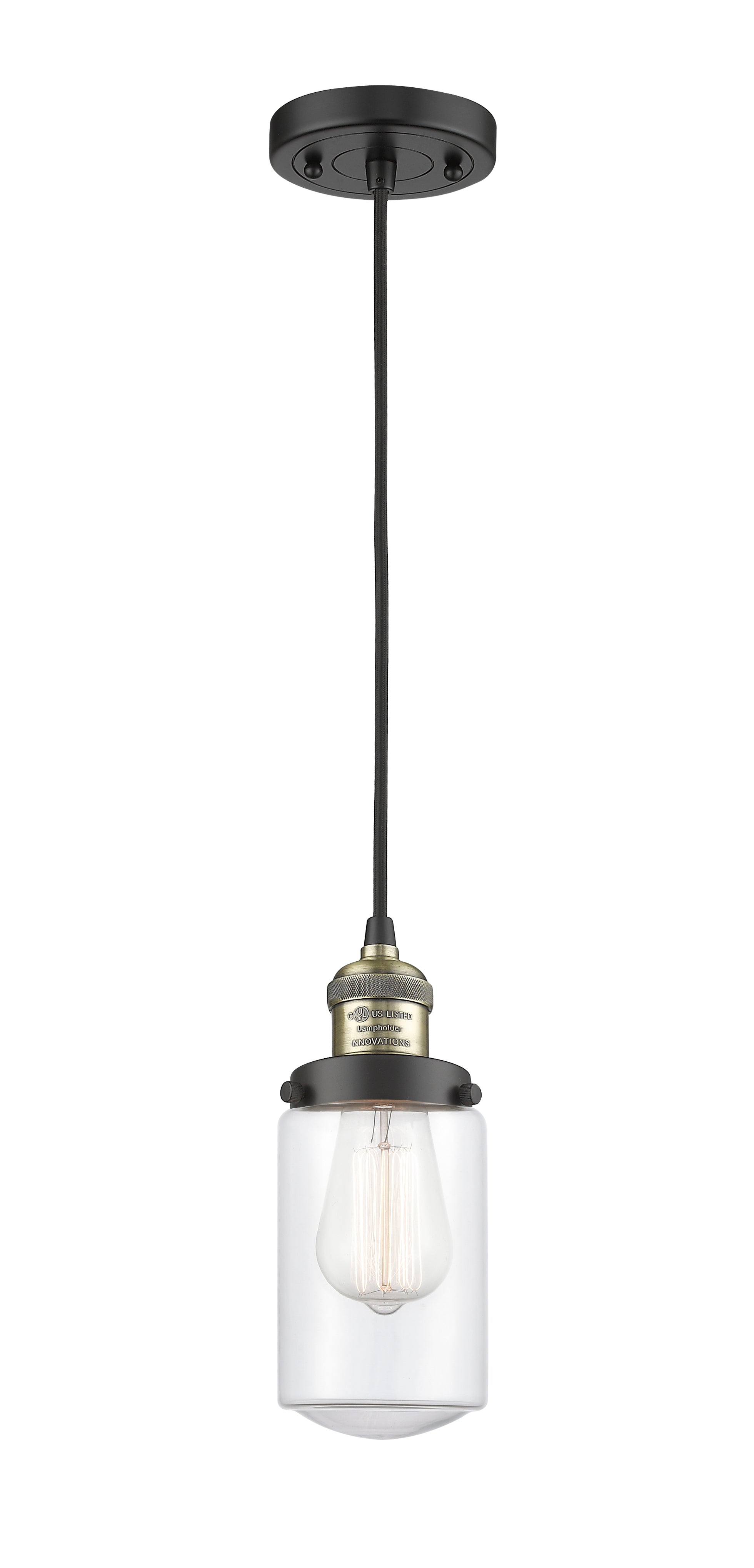 Franklin Restoration Mini Pendant Antique Brass
