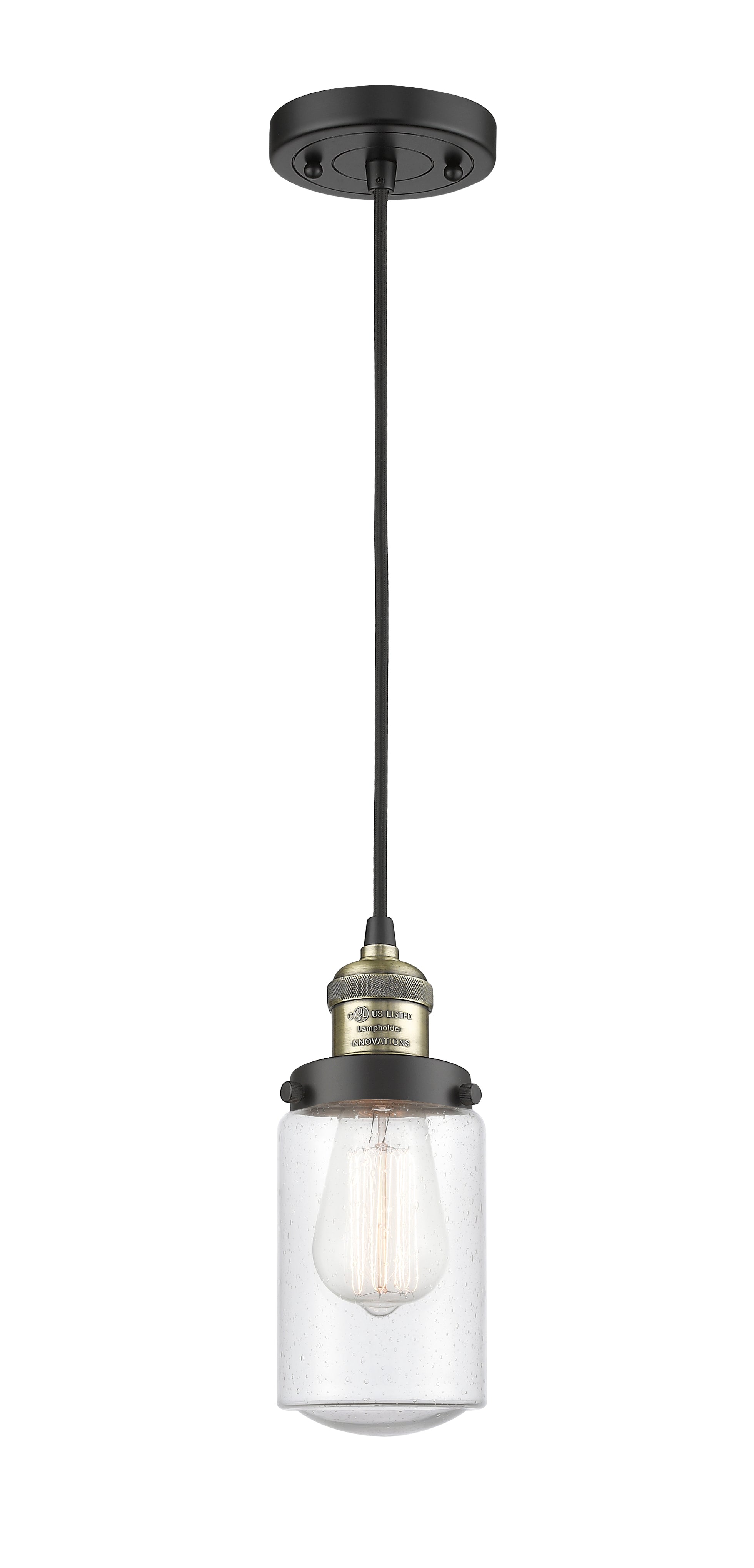 Franklin Restoration Mini Pendant Antique Brass