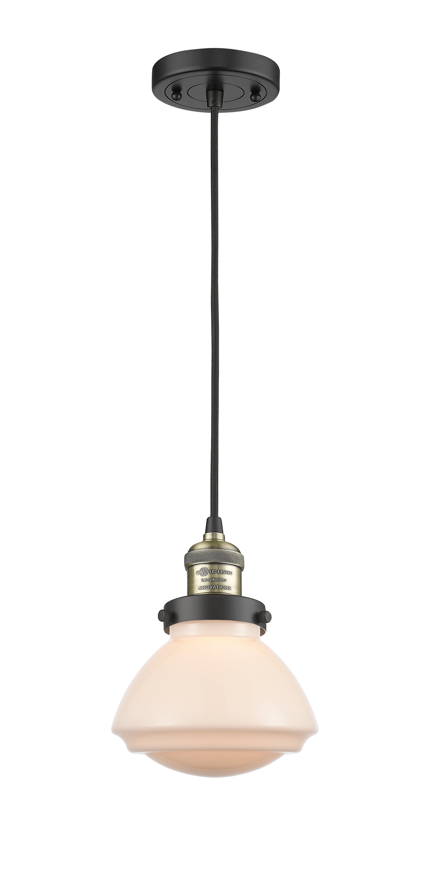 Franklin Restoration Cast Brass Mini Pendant