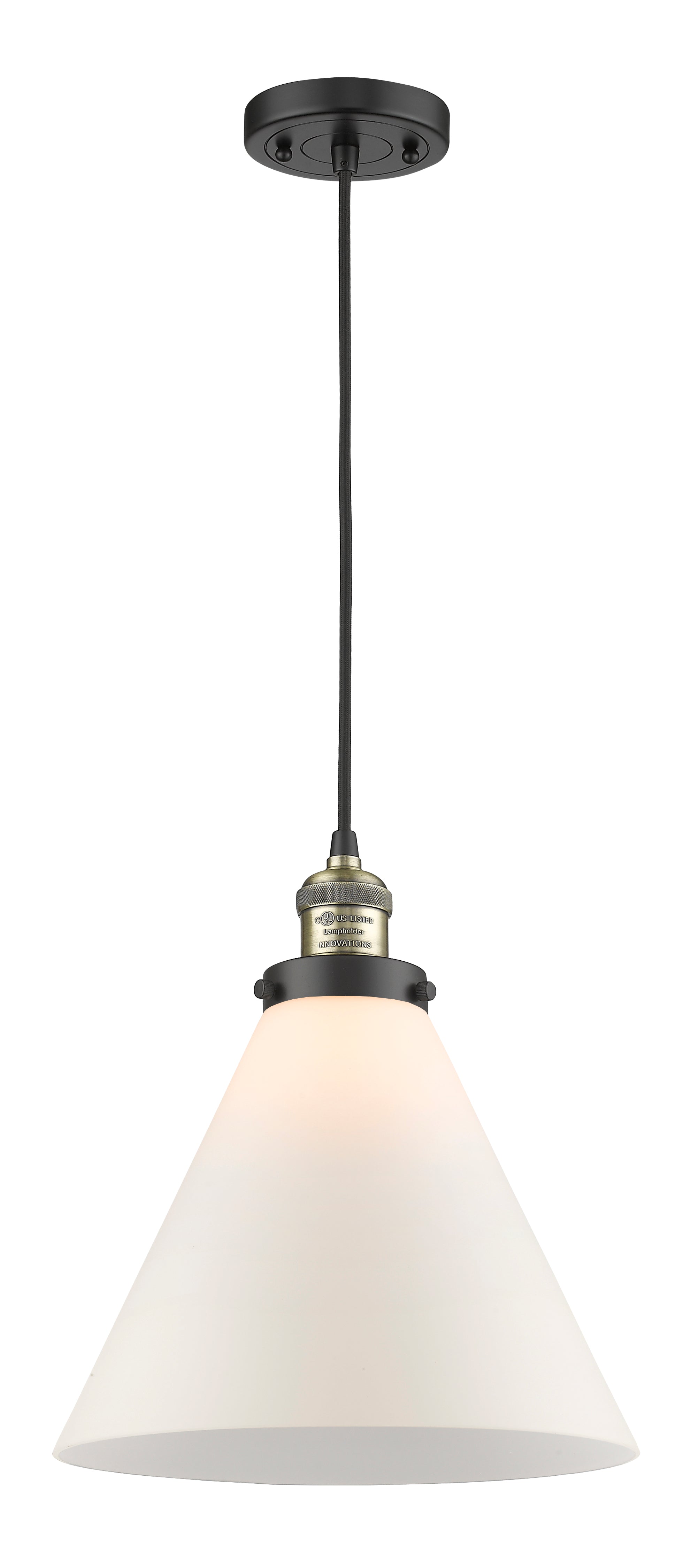 Franklin Restoration Mini Pendant Antique Brass