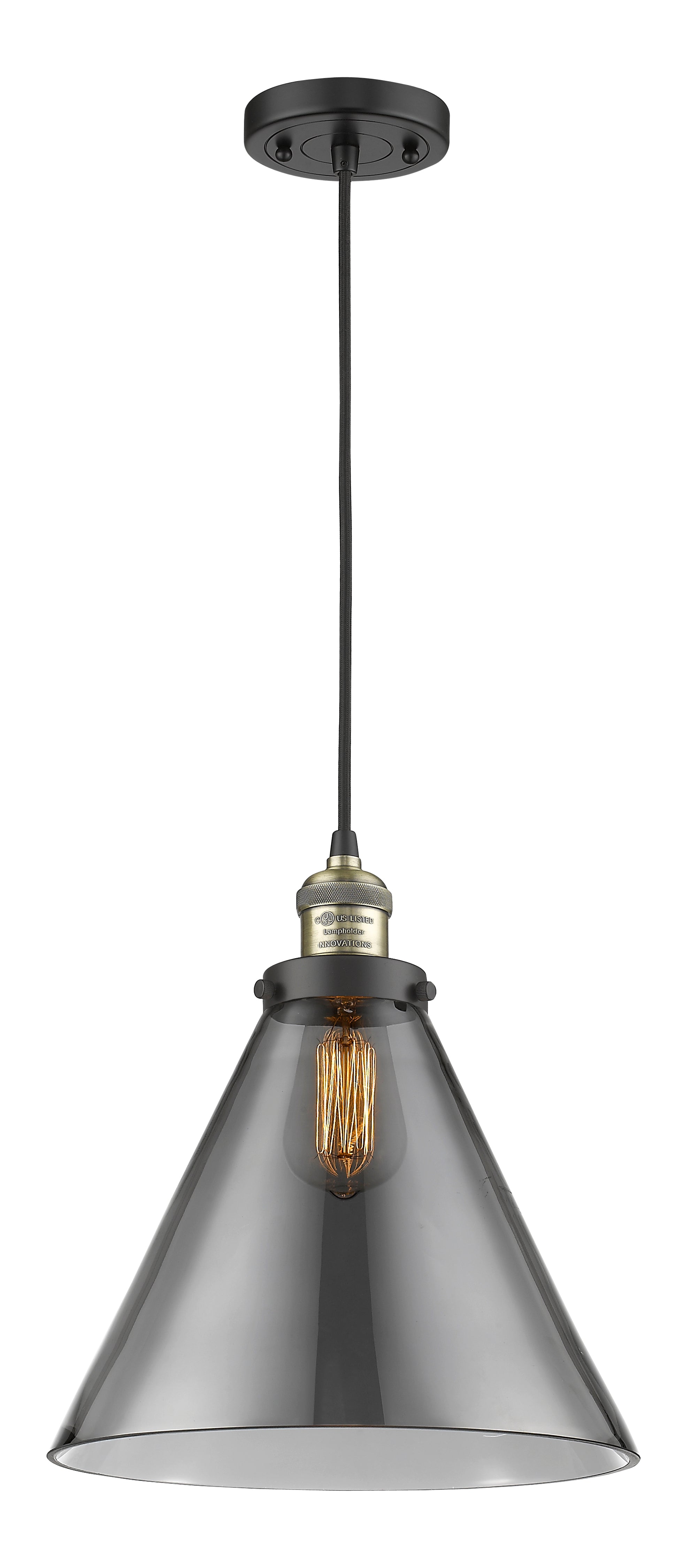 Franklin Restoration Mini Pendant Antique Brass