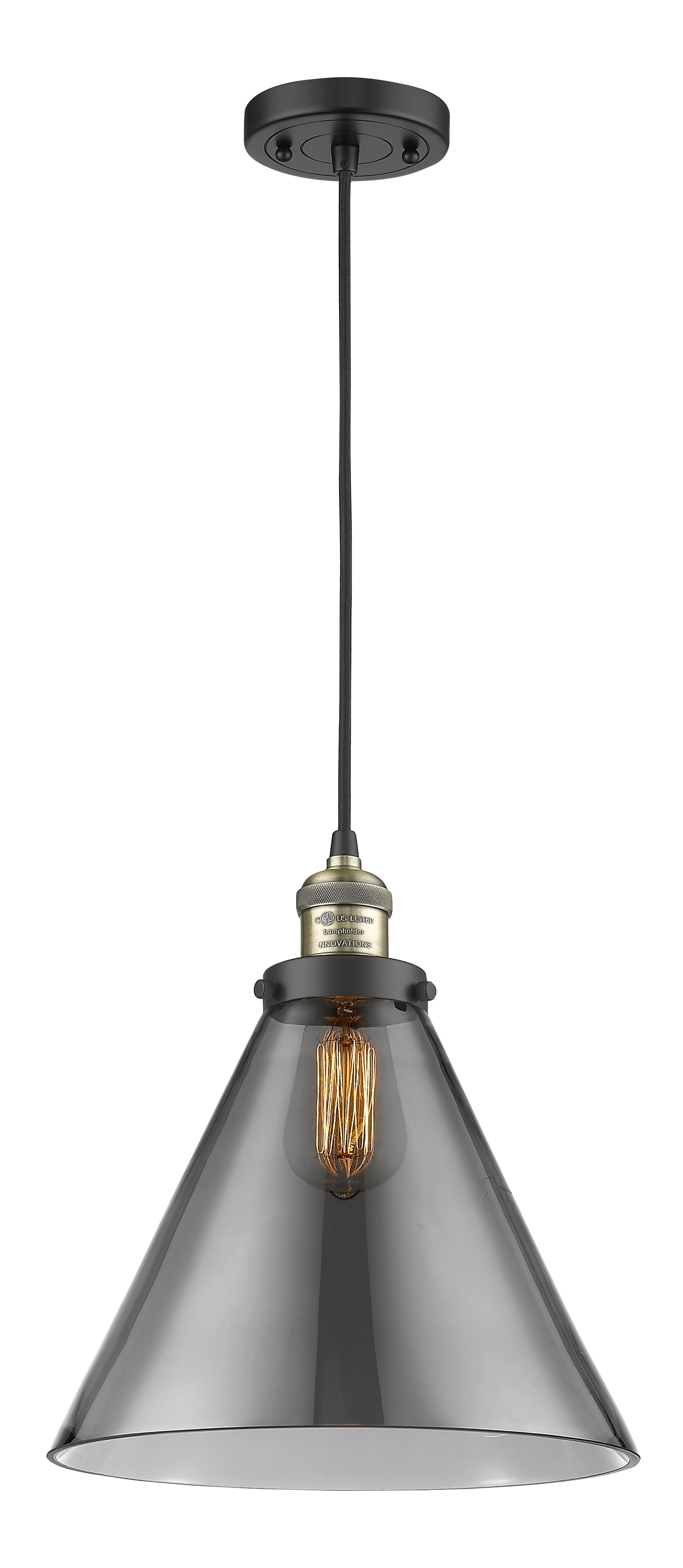 Franklin Restoration Mini Pendant Antique Brass