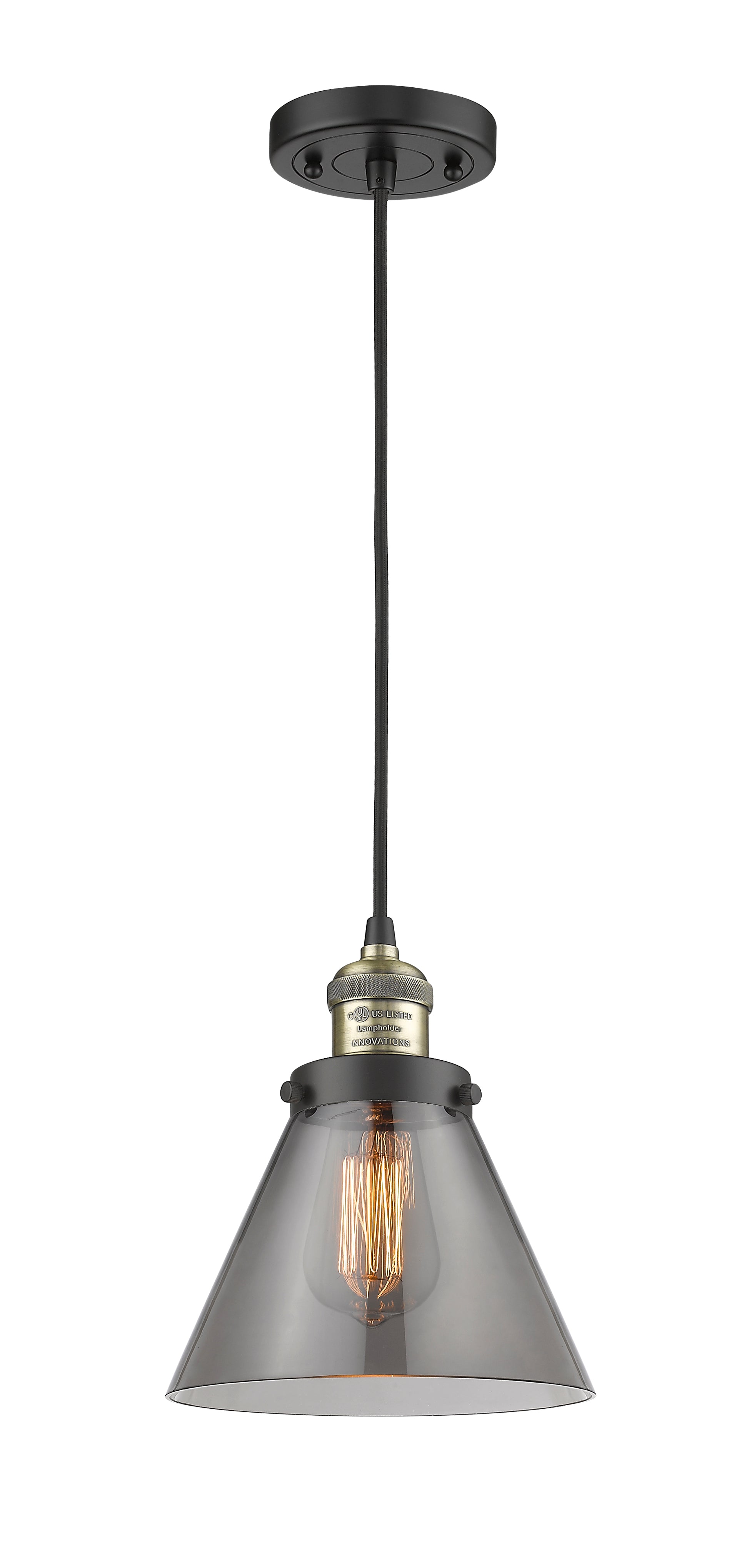 Franklin Restoration Mini Pendant Antique Brass