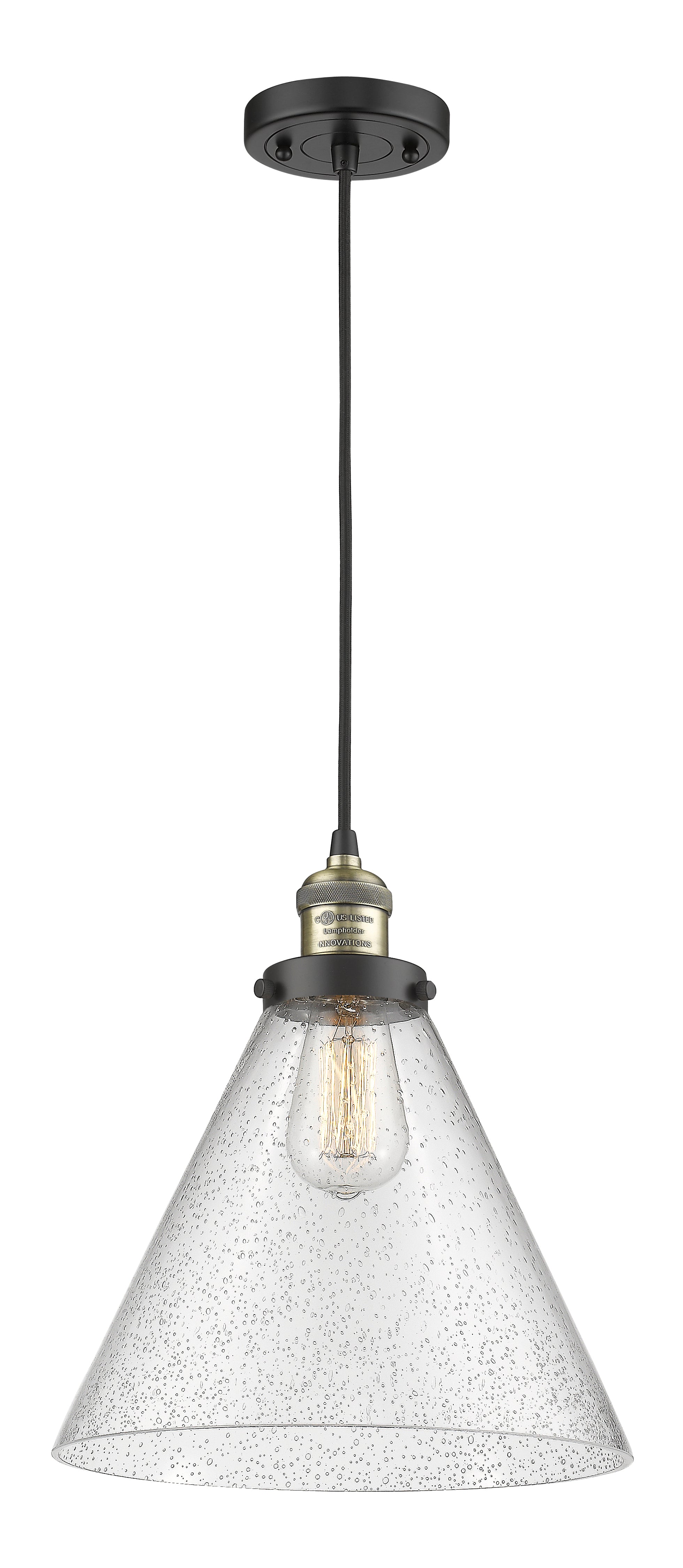 Franklin Restoration Mini Pendant Antique Brass