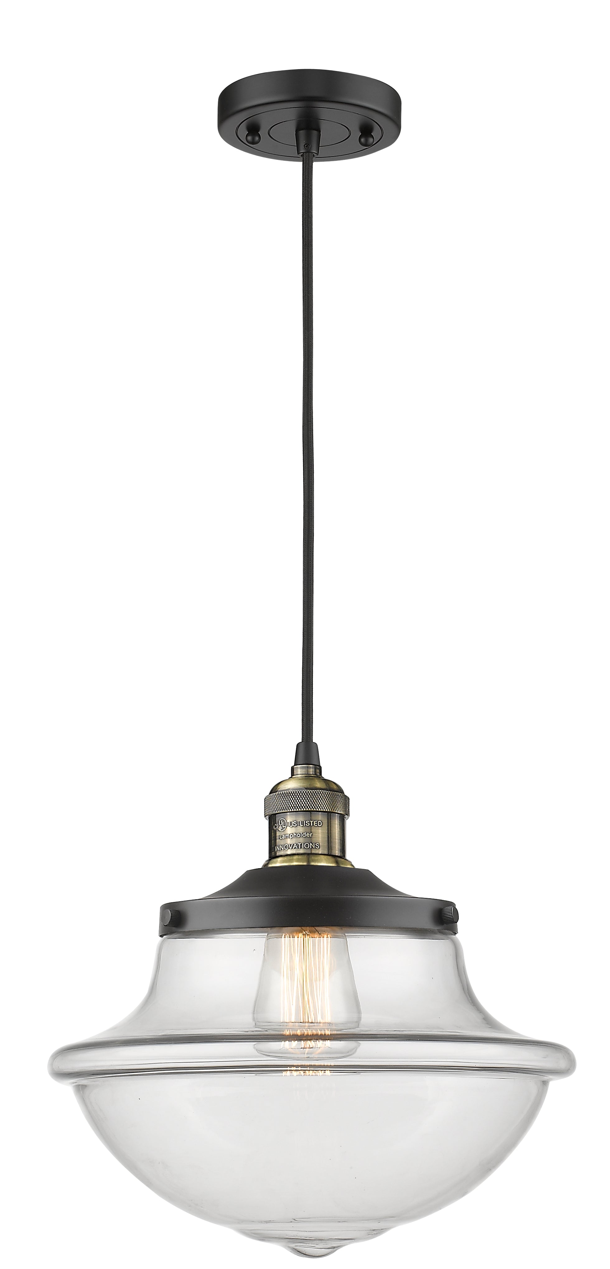Franklin Restoration Mini Pendant Antique Brass