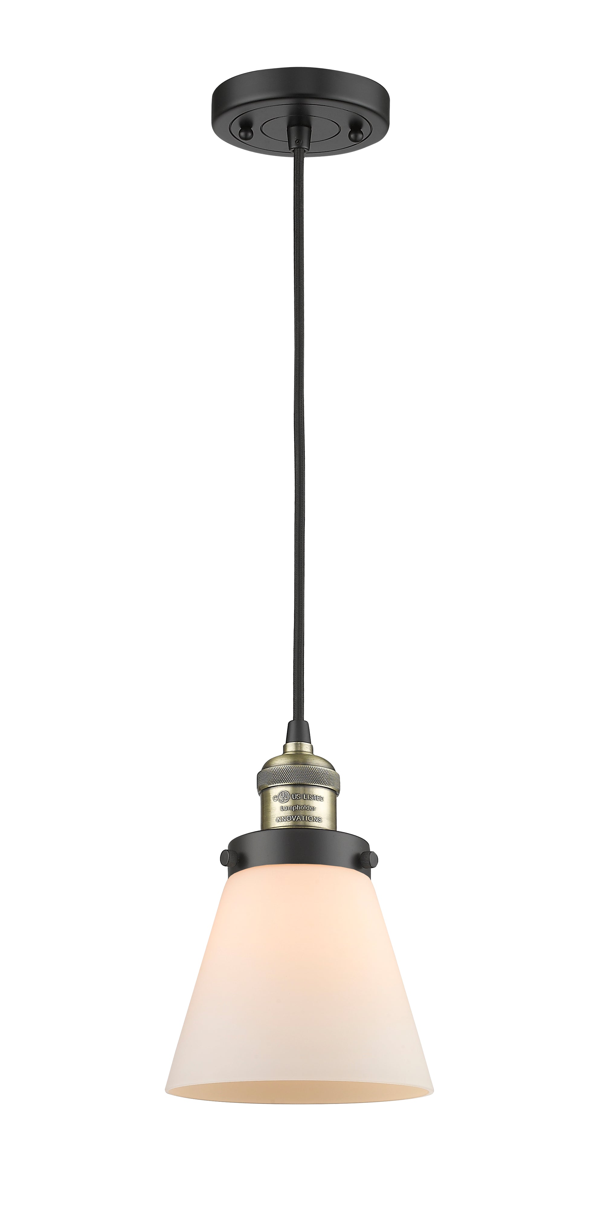 Franklin Restoration Mini Pendant Antique Brass